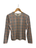 WMNS Vintage Burberry Nova Check L/S Top