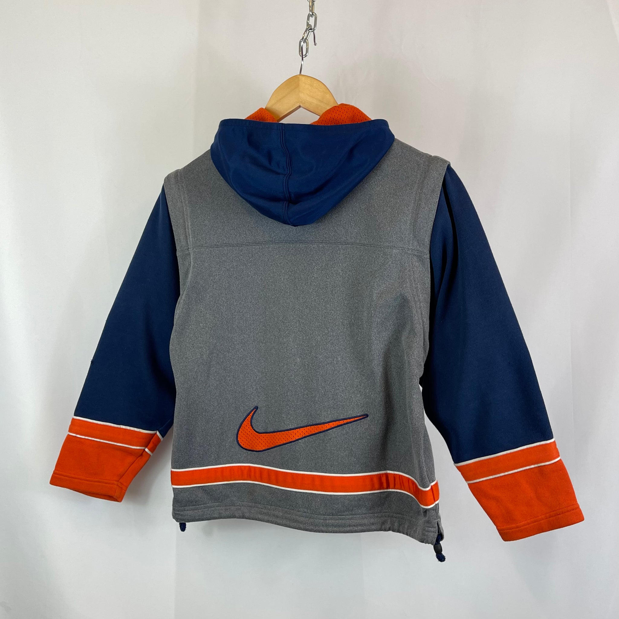 90s Nike Swoosh Hoodie (XS)