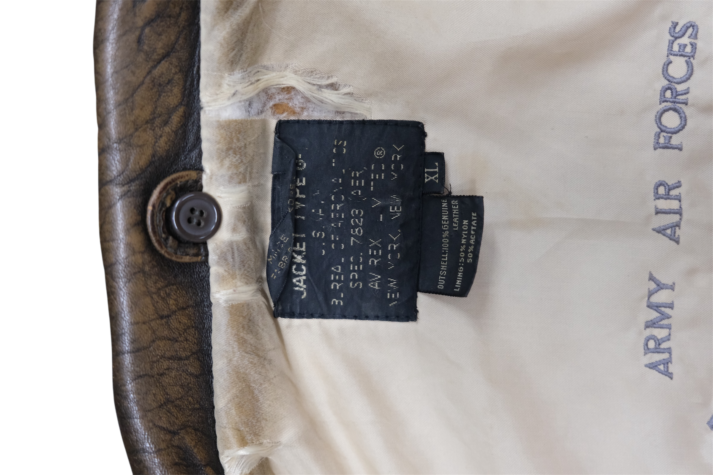 Brown Avirex Leather Jacket