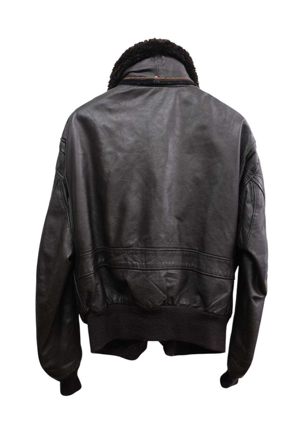 Schott Fur Lined Leather Jacket