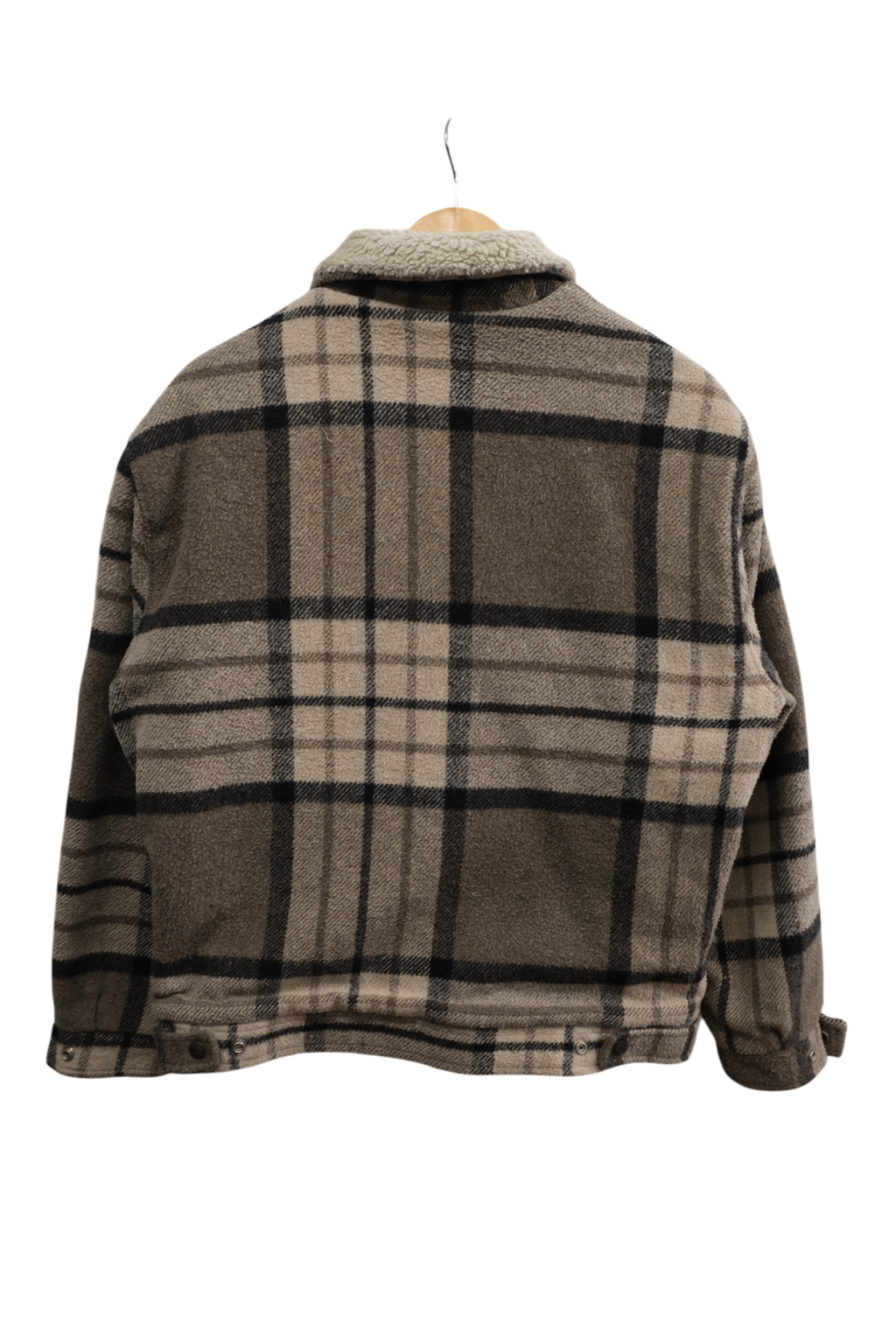 Levi's checkered fleece jacket