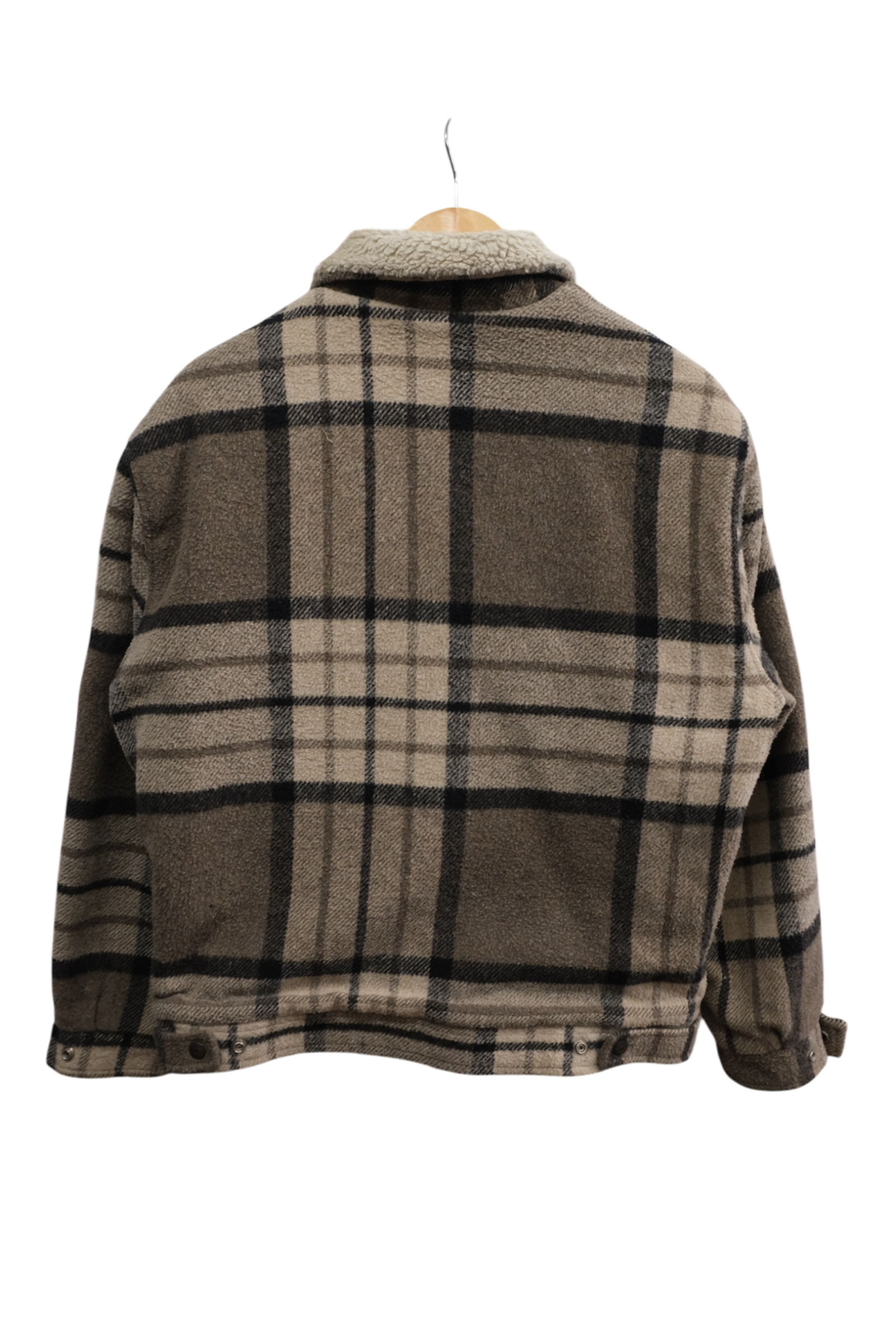 Levi's checkered fleece jacket