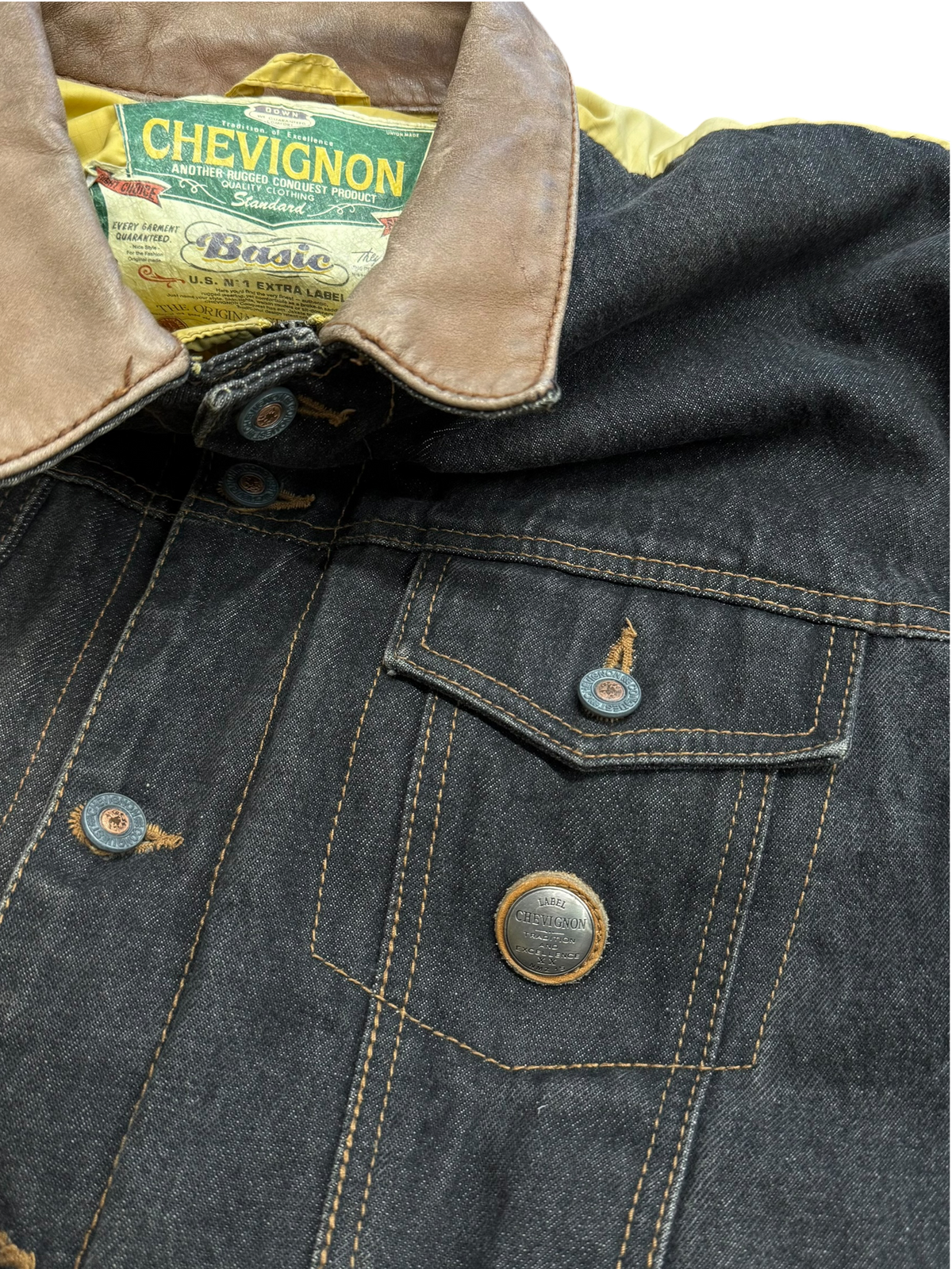 Vintage Chevignon Down Hybrid Jacket