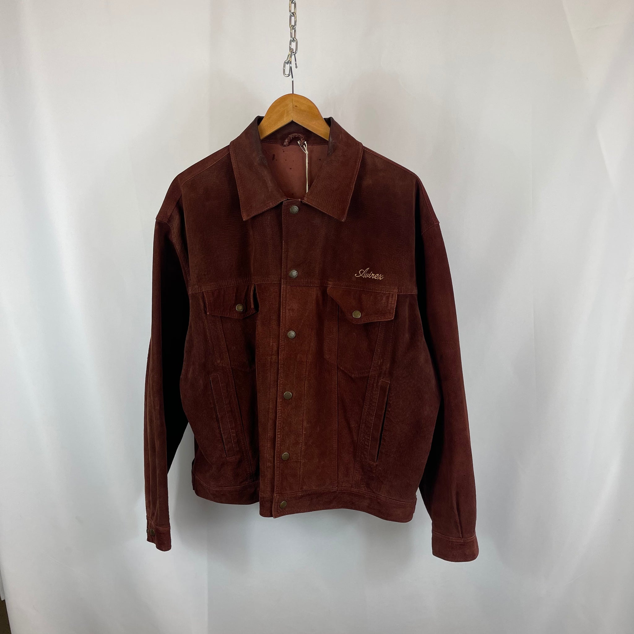 90s Avirex Suede Jacket (XL)