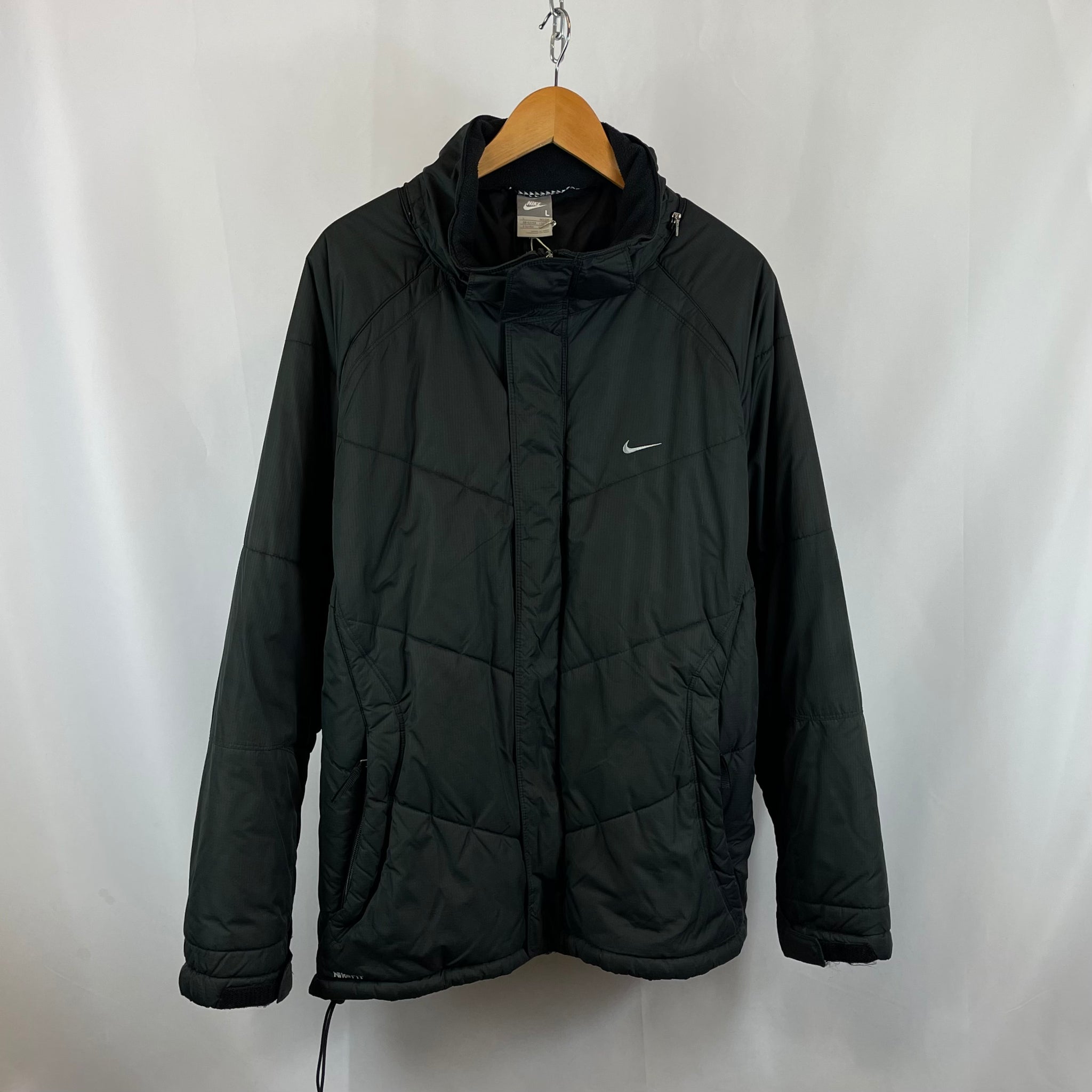 00s Nike Swoosh Puffer Jacket (L)