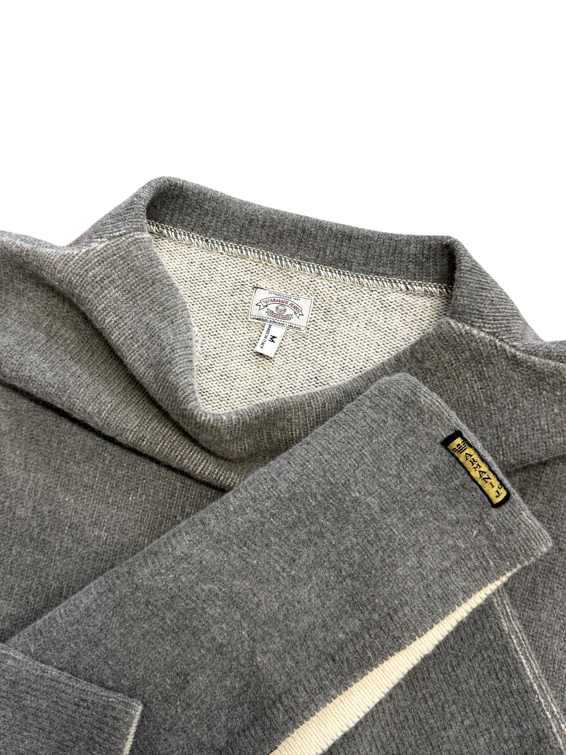 90s Armani Jeans Virgin Wool Jumper