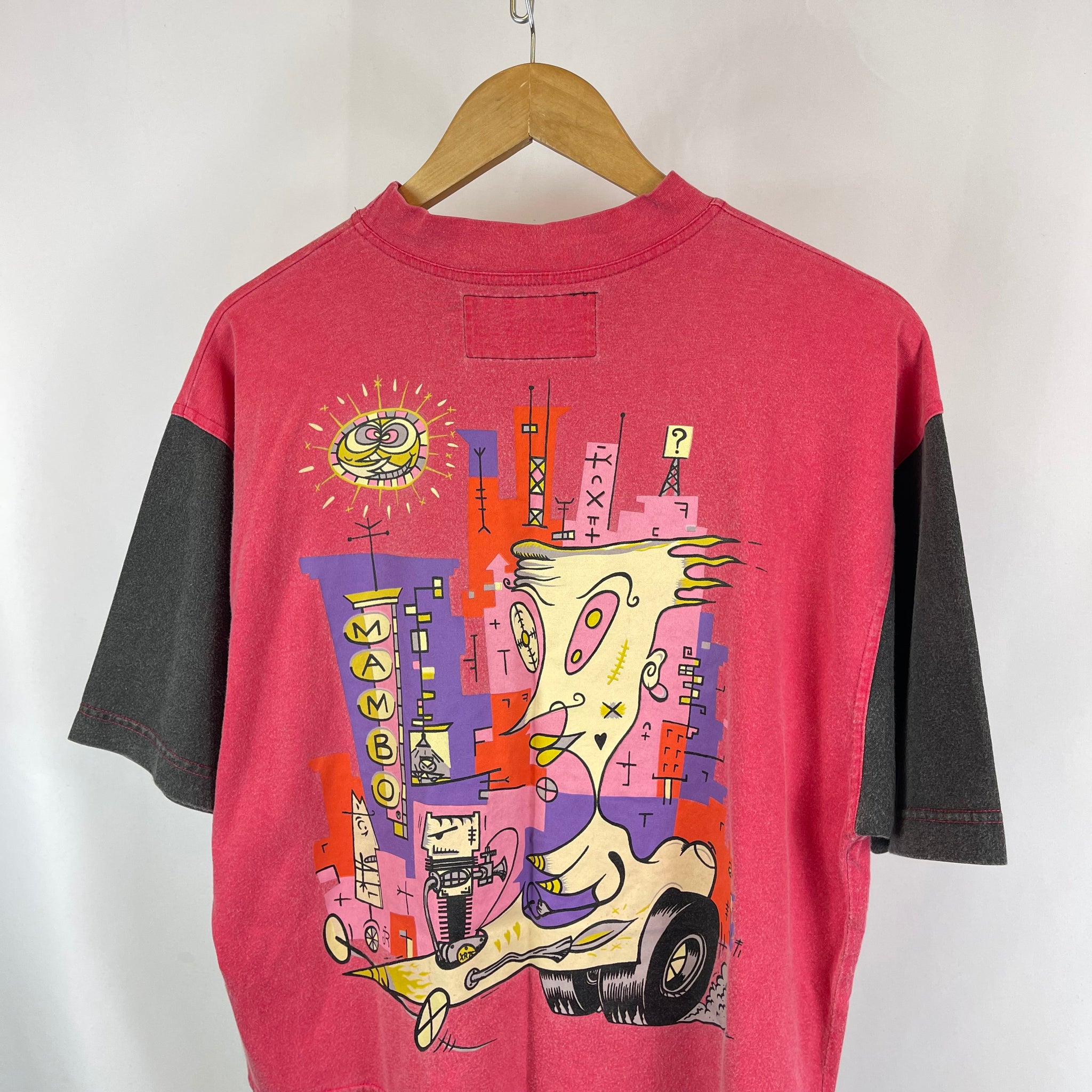 90s Rare Mambo Graphic T-Shirt (L)