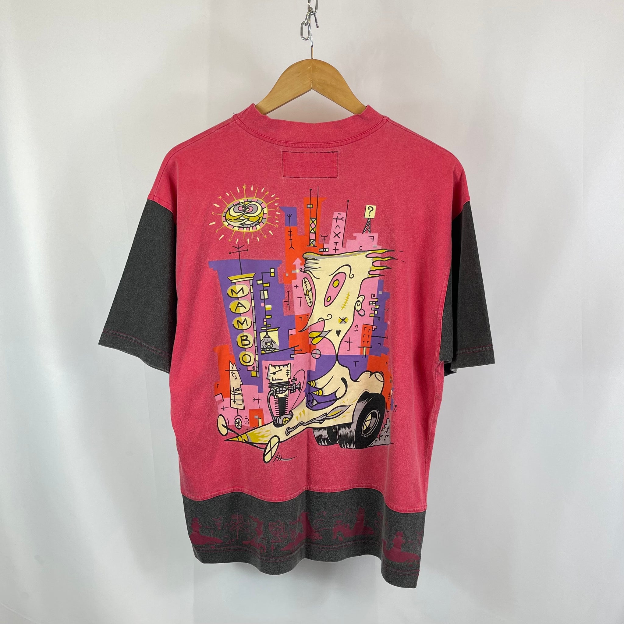 90s Rare Mambo Graphic T-Shirt (L)