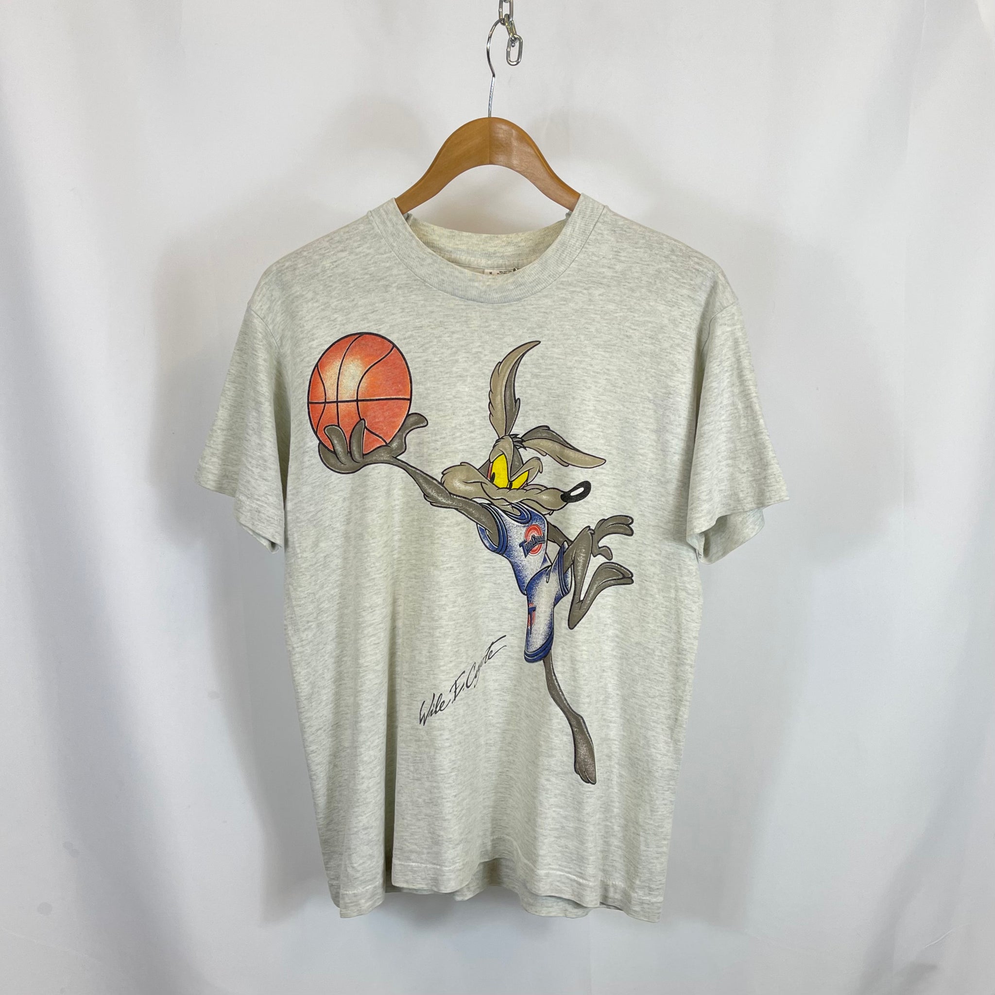 90s Vintage Spacejam Graphic T-Shirt (M)