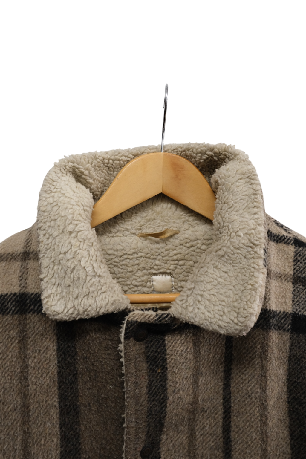 Levi's checkered fleece jacket
