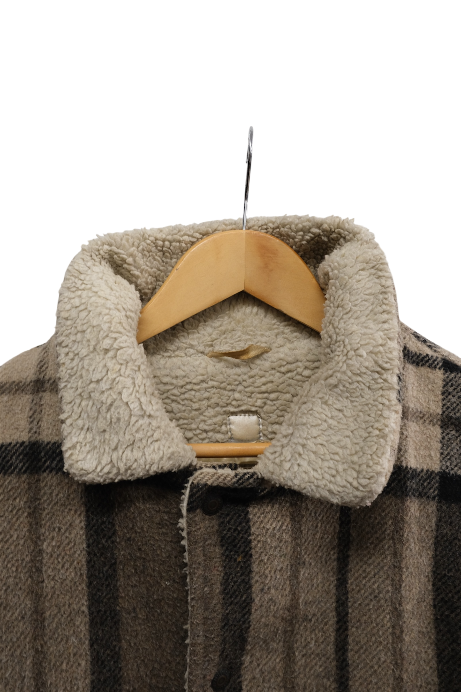 Levi's checkered fleece jacket
