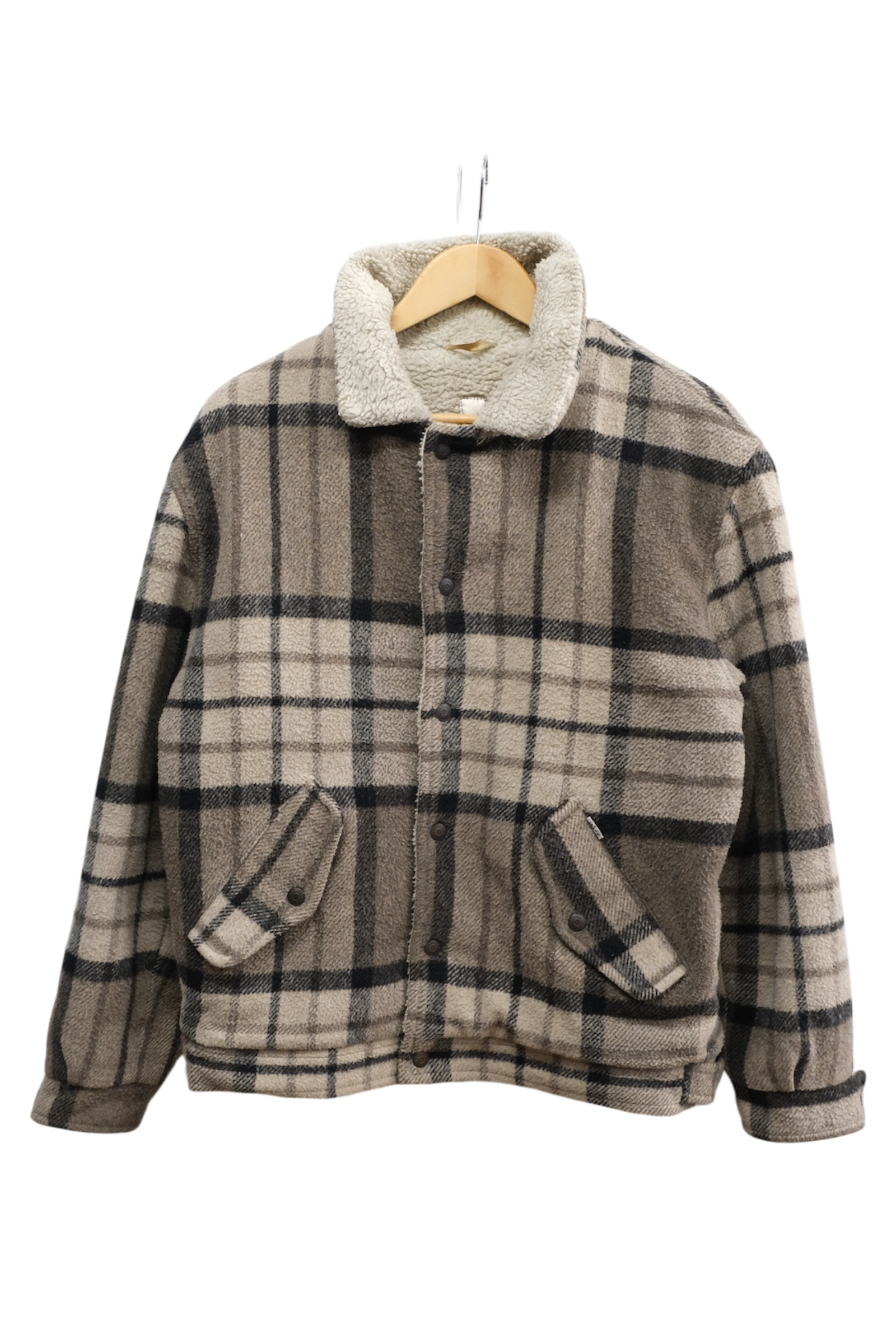 Levi's checkered fleece jacket