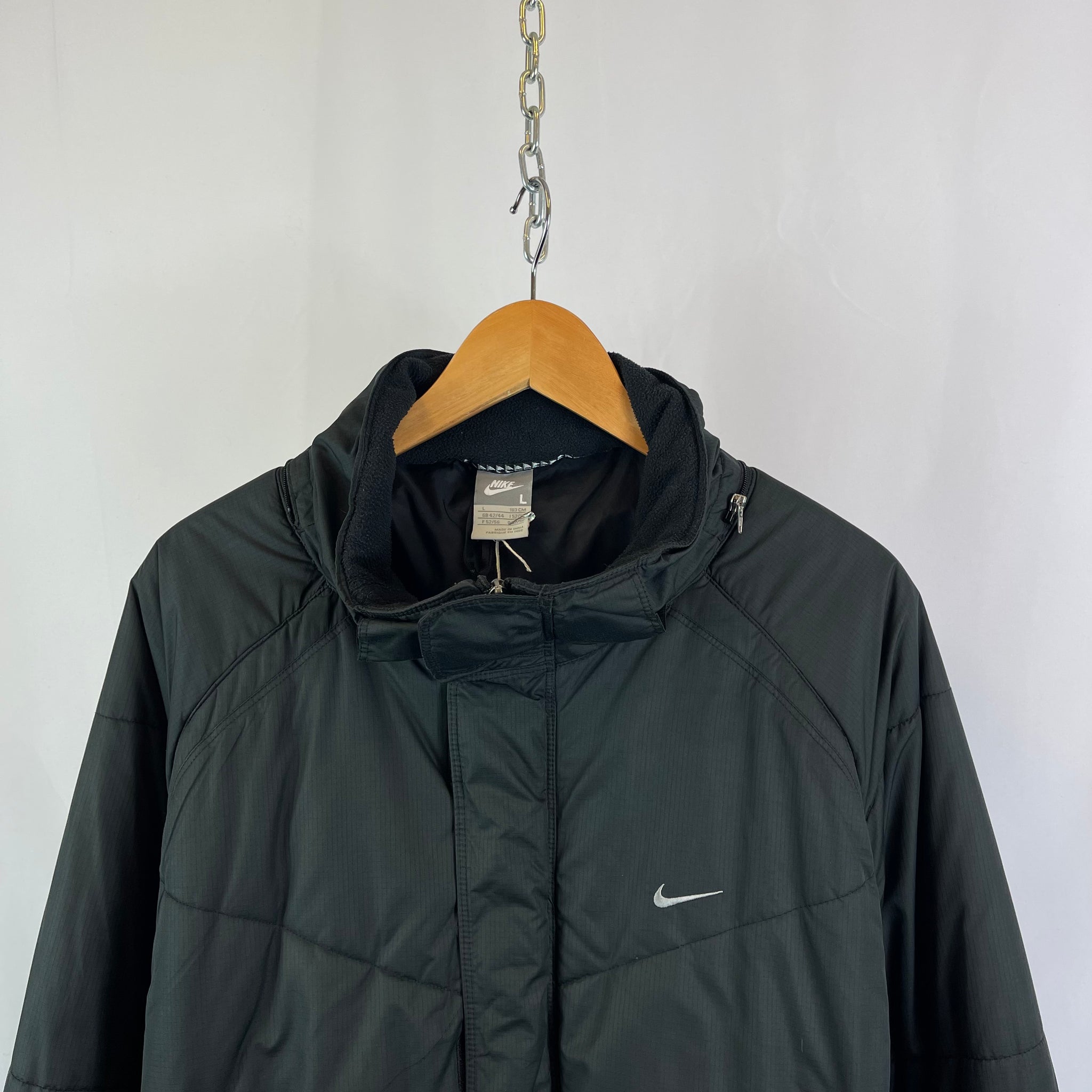 00s Nike Swoosh Puffer Jacket (L)