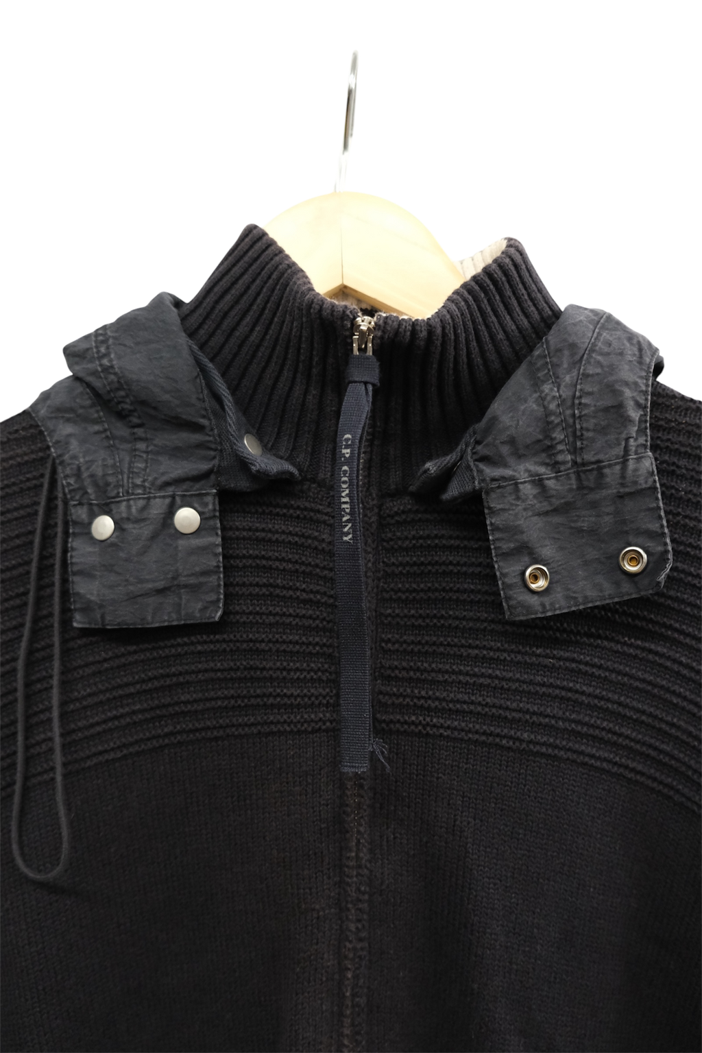CP Company knitted zip hooded jacket
