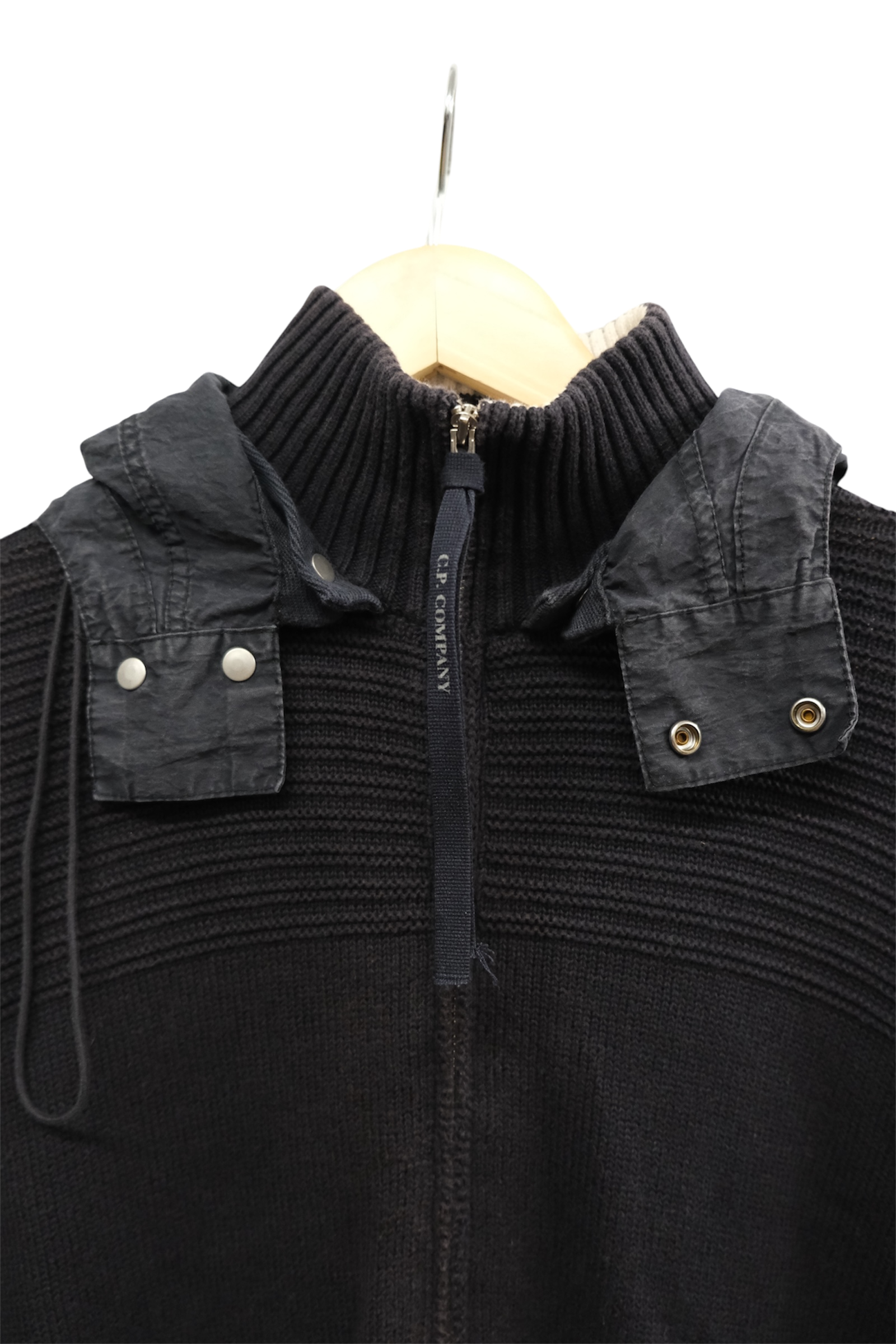 CP Company knitted zip hooded jacket
