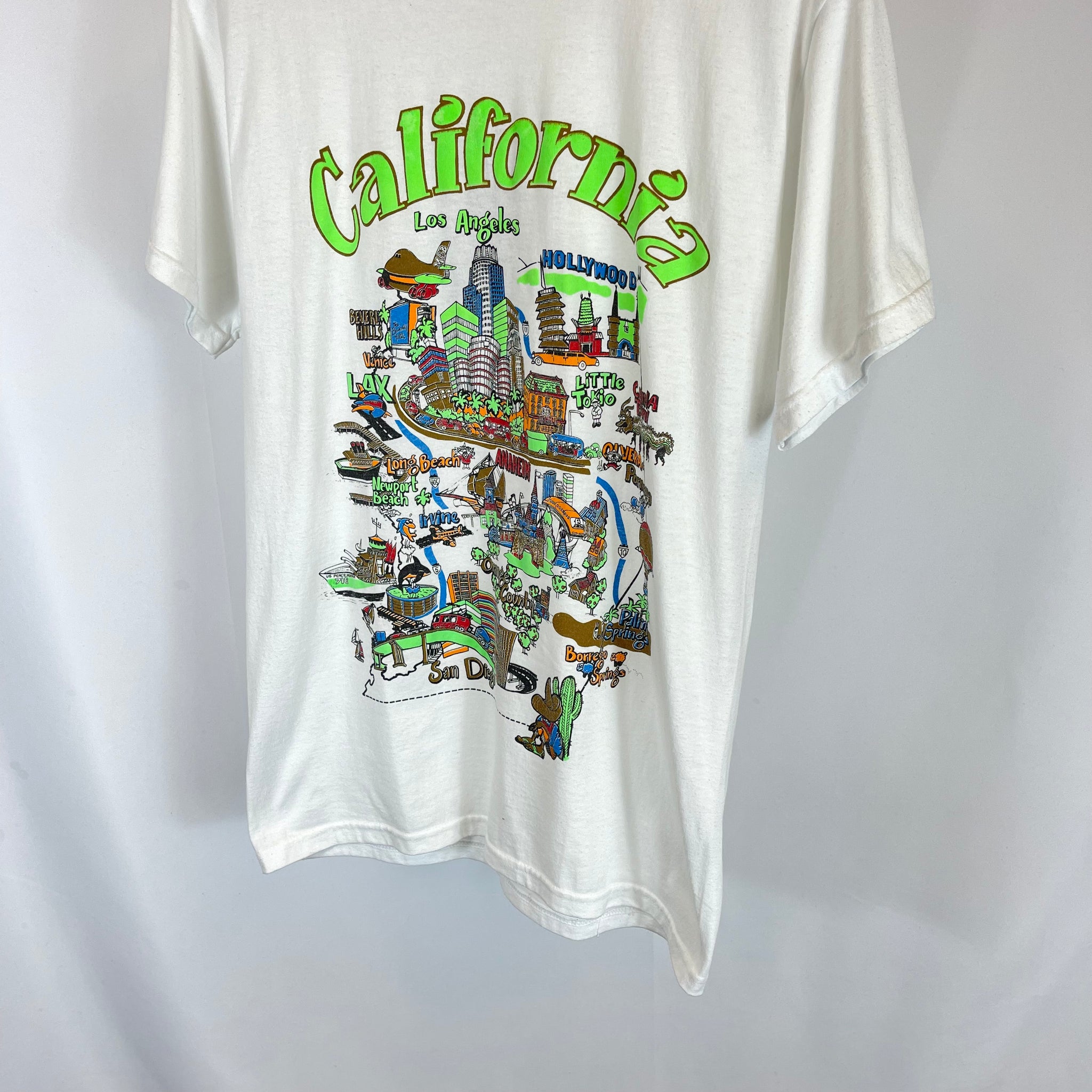 90s California Graphic T-Shirt (M)