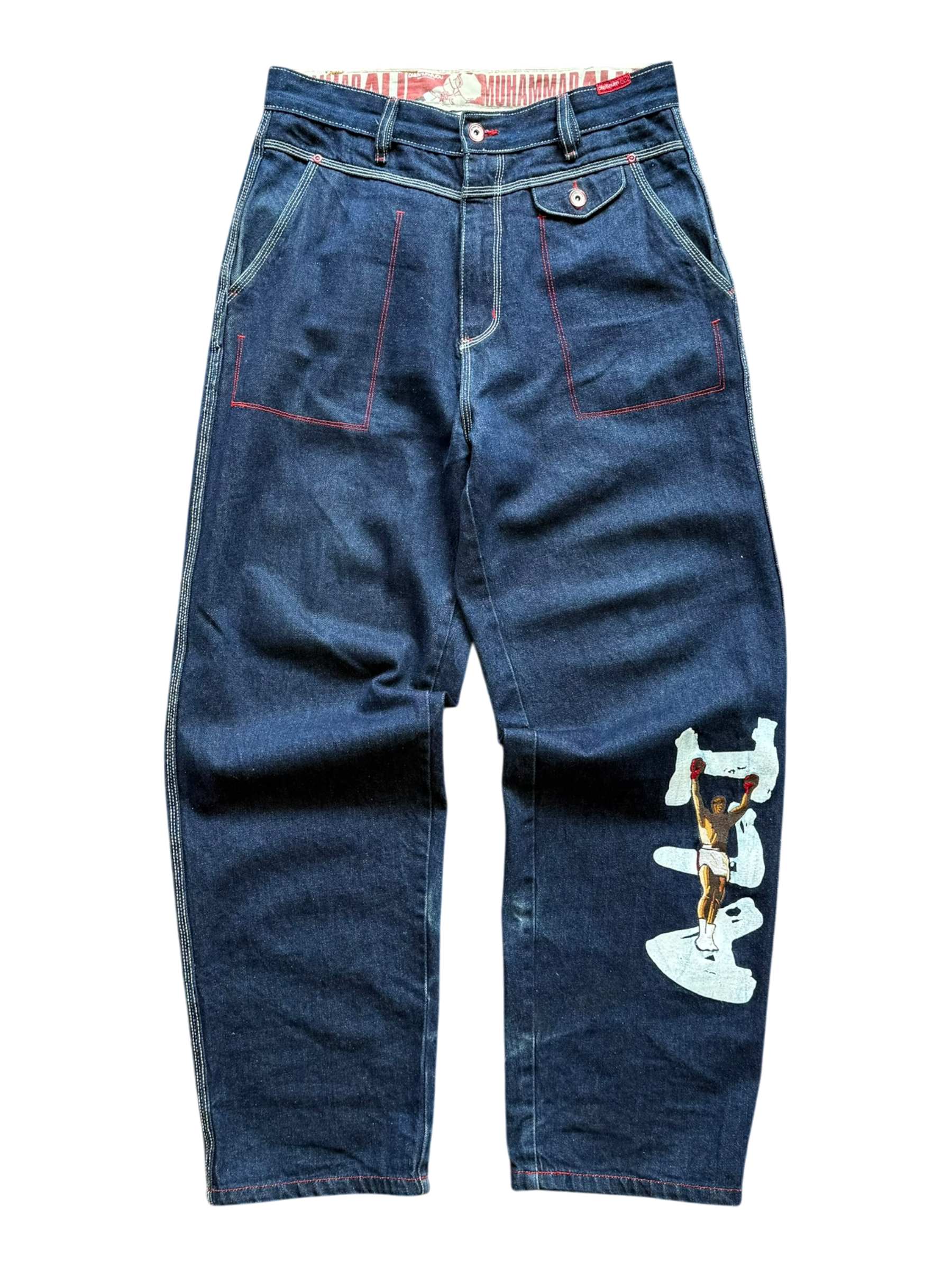 Vintage Fubu Mohammed Ali Denim Jeans