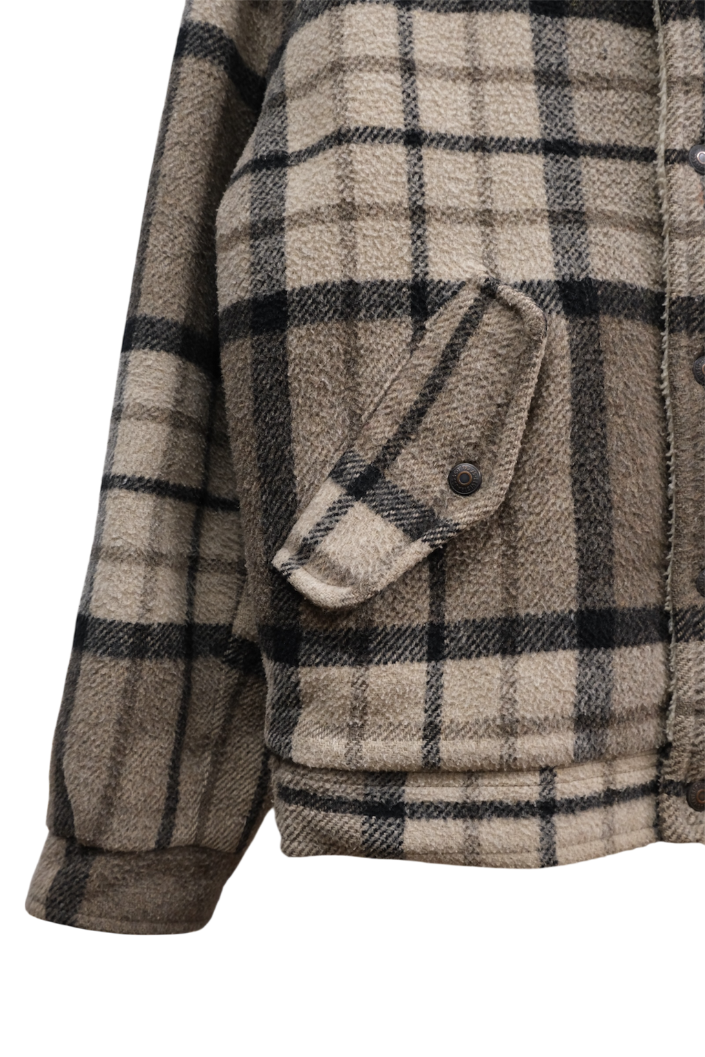 Levi's checkered fleece jacket
