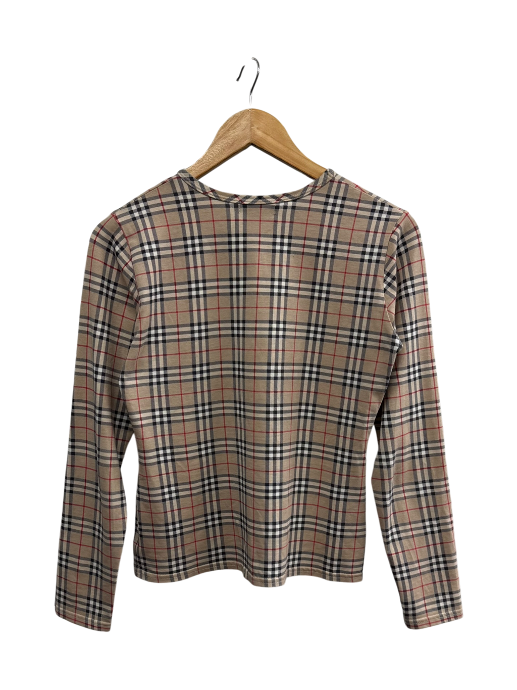 WMNS Vintage Burberry Nova Check L/S Top