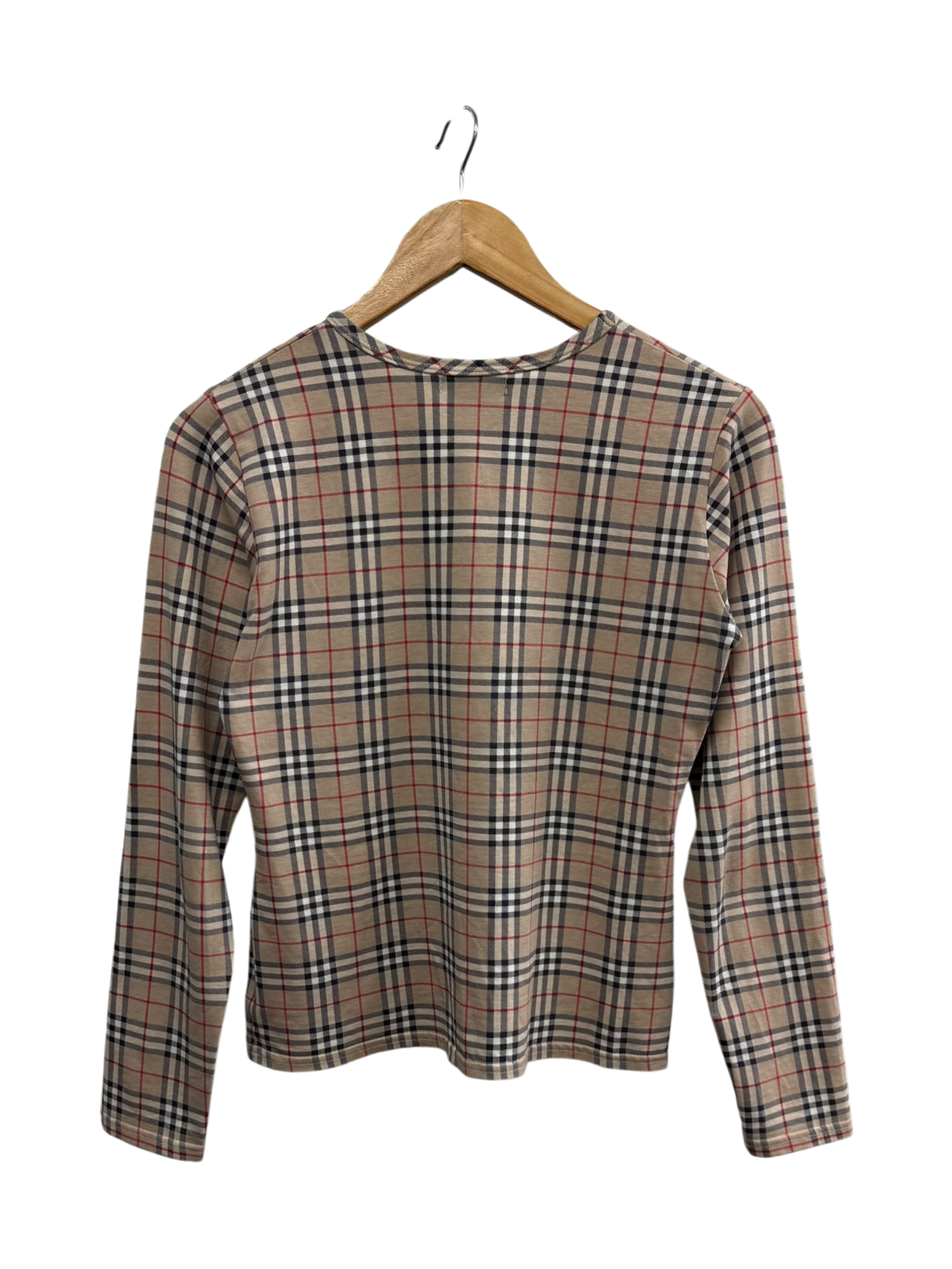 WMNS Vintage Burberry Nova Check L/S Top