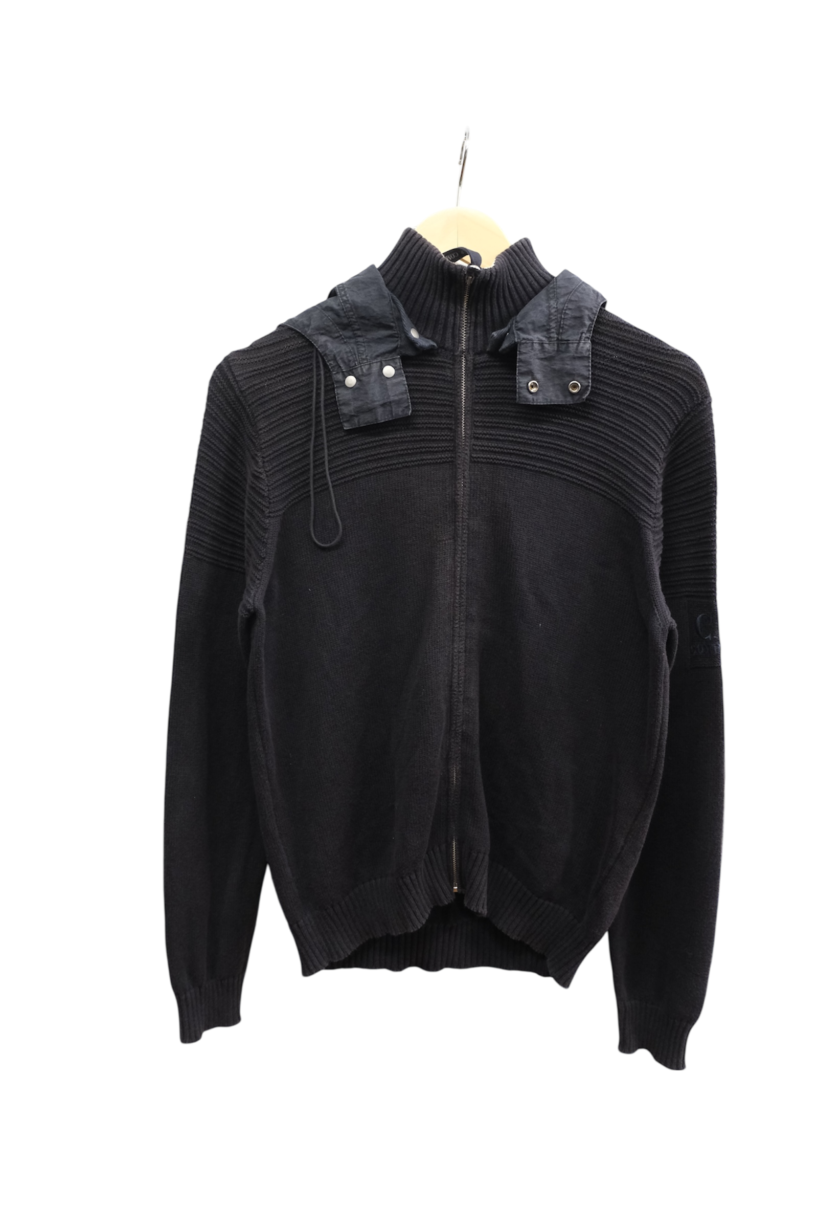 CP Company knitted zip hooded jacket