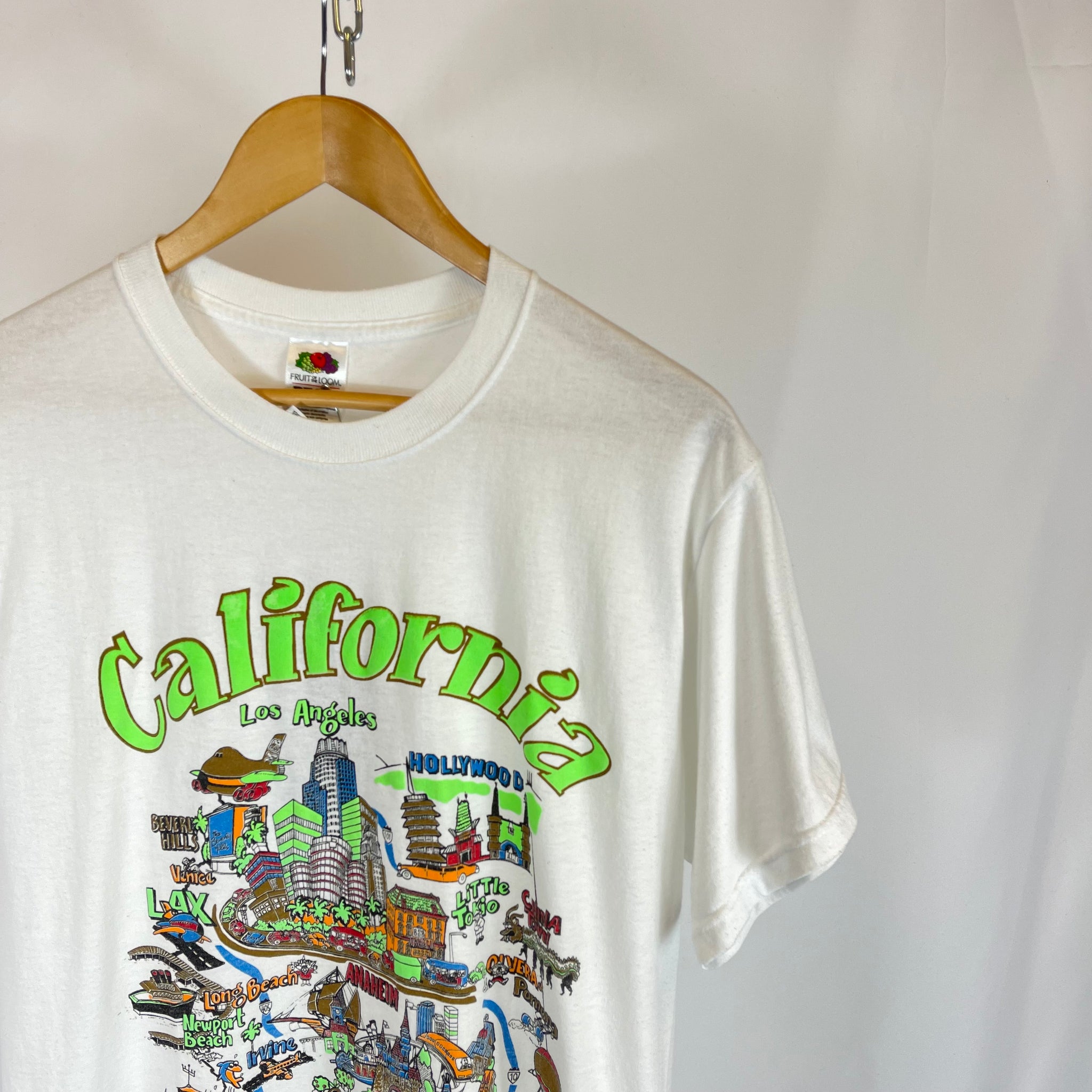 90s California Graphic T-Shirt (M)