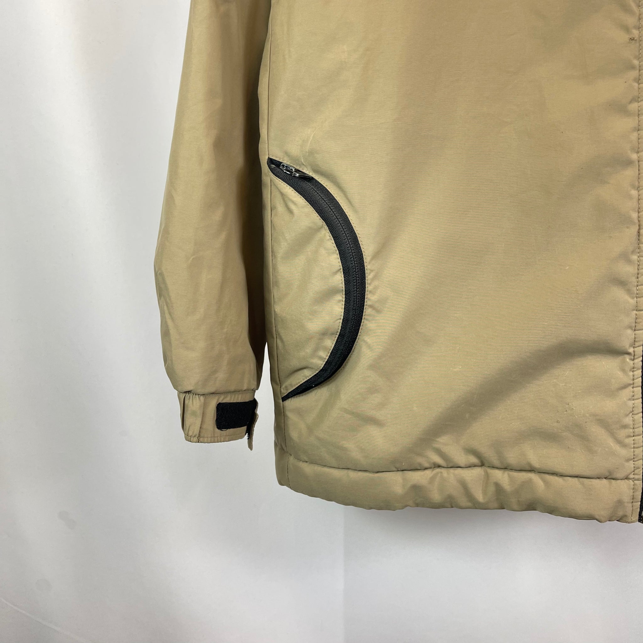 00s Nike Beige Swoosh Jacket (L)