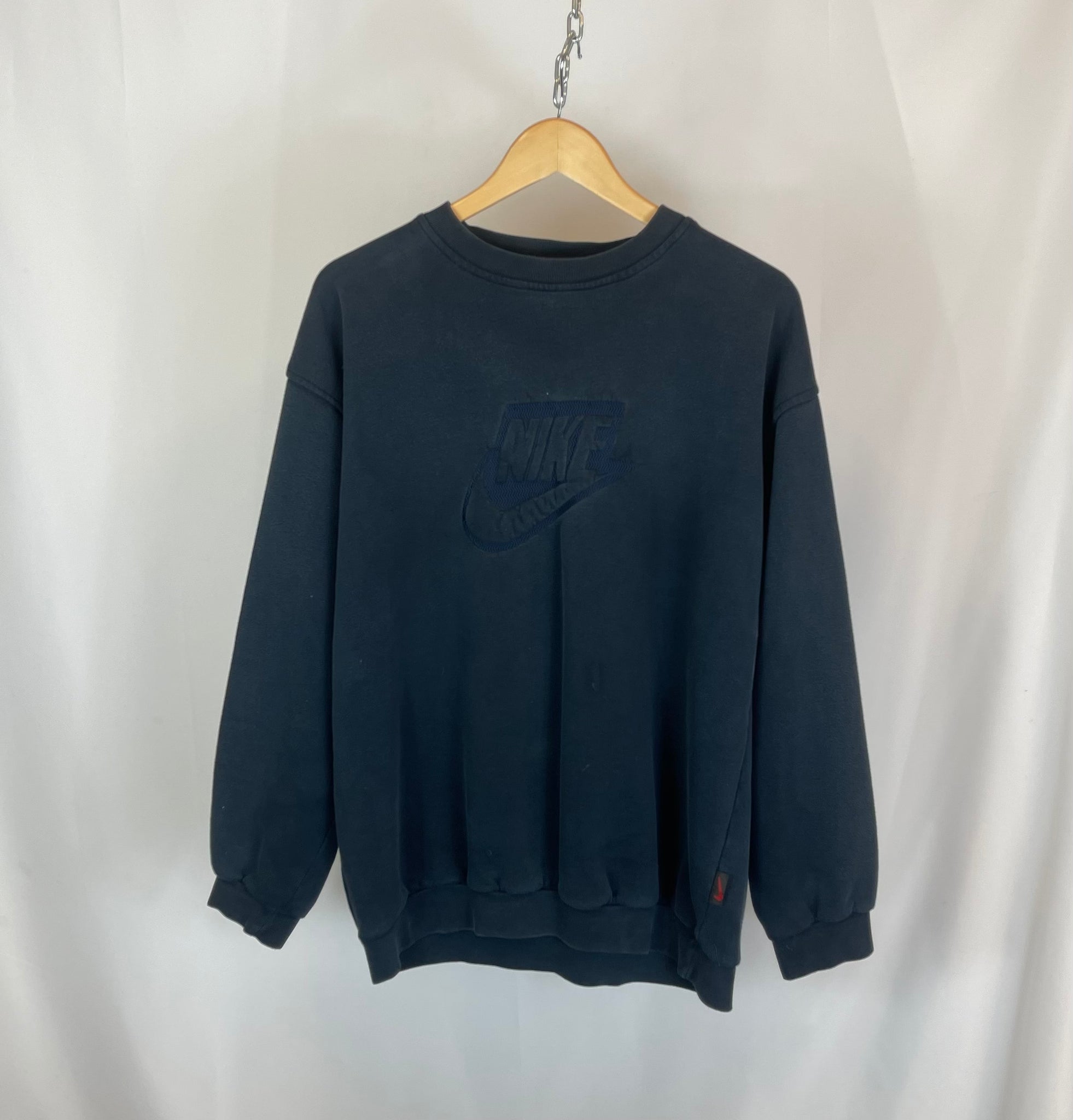 90s Nike Embossed Logo Sweatshirt (XL)