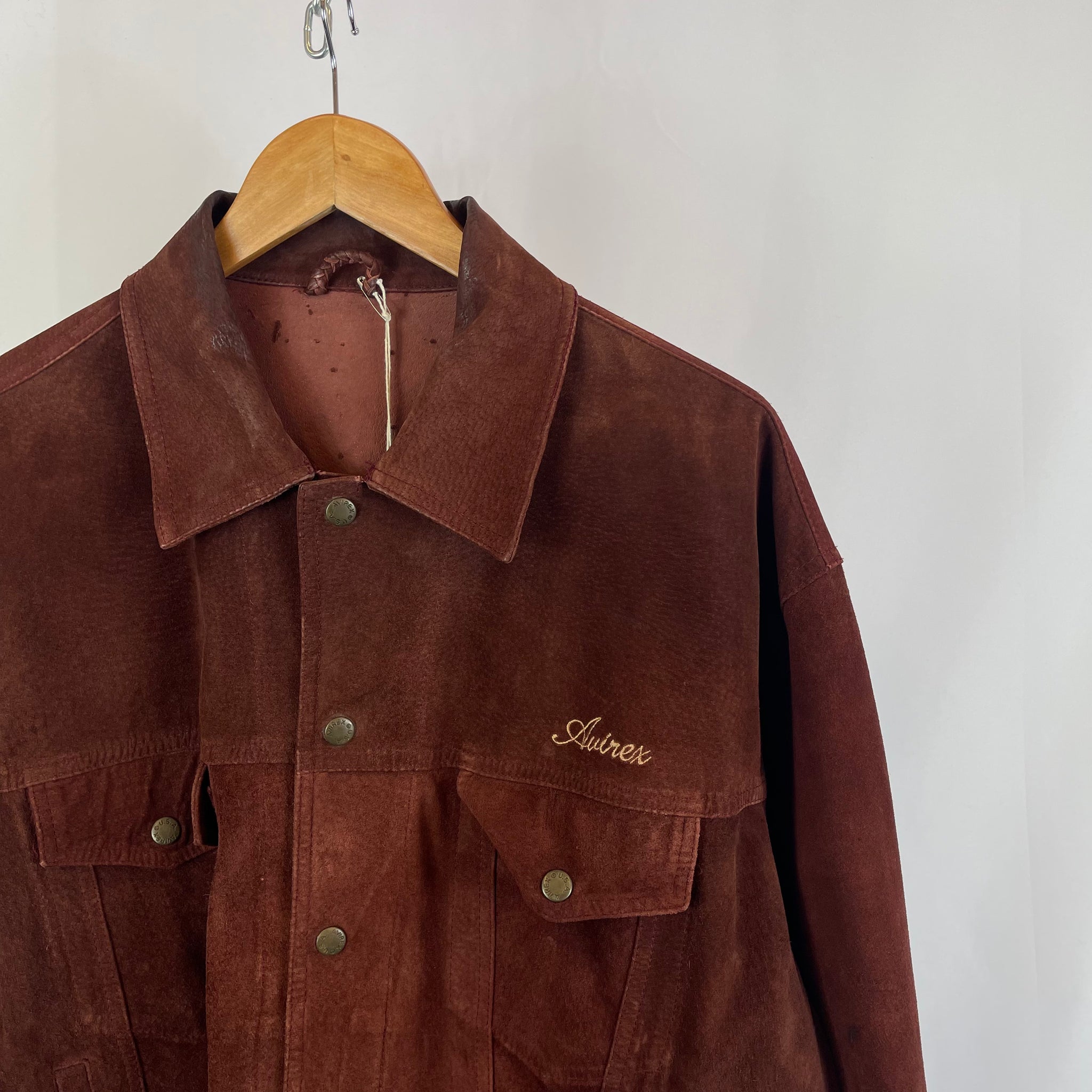 90s Avirex Suede Jacket (XL)