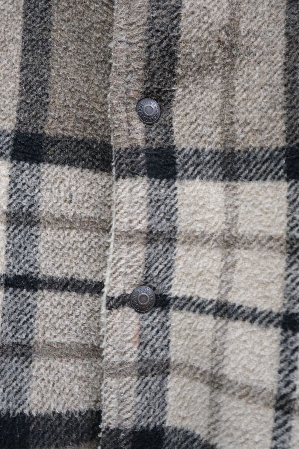 Levi's checkered fleece jacket