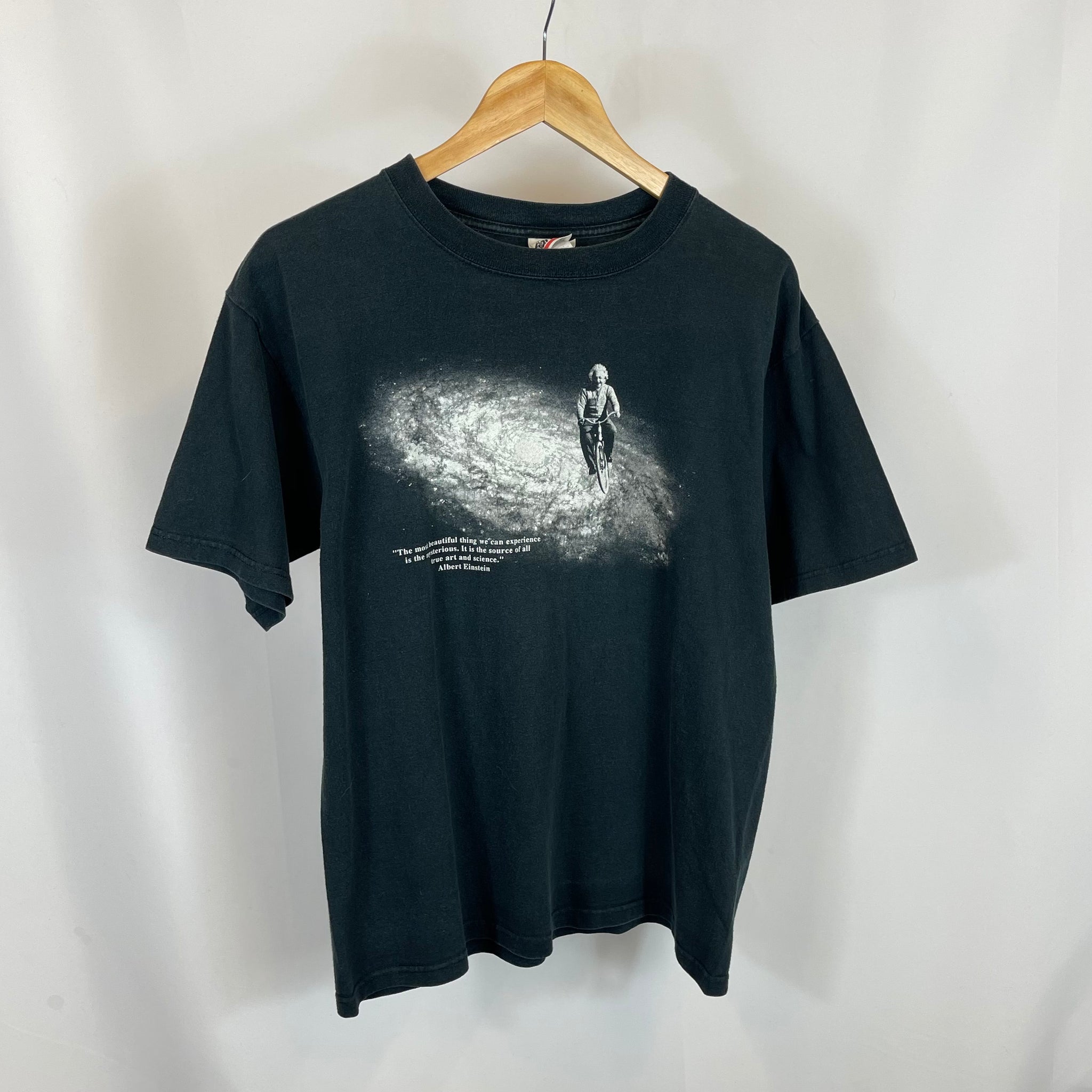 90s Albert Einstein Graphic T-Shirt (M)