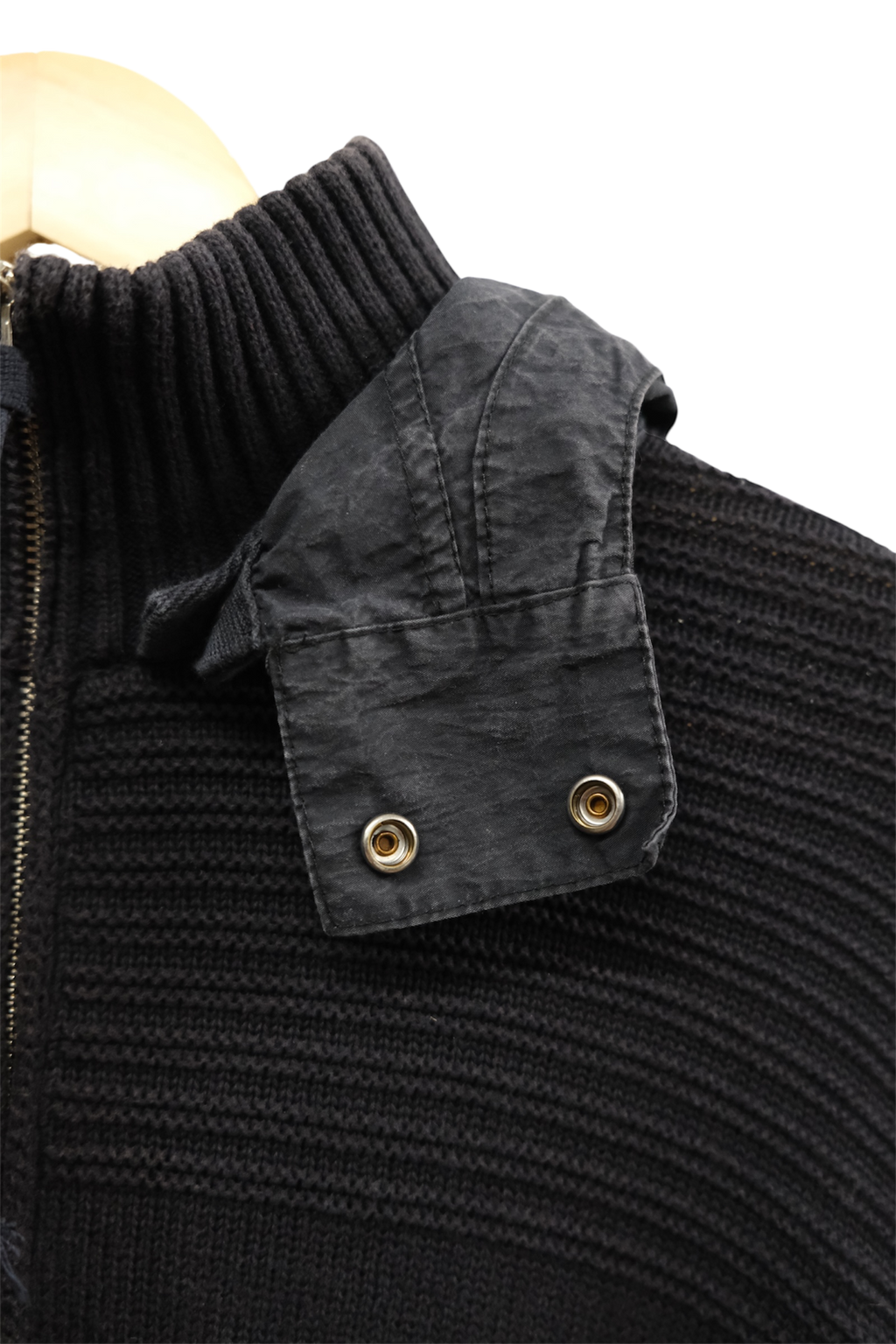 CP Company knitted zip hooded jacket