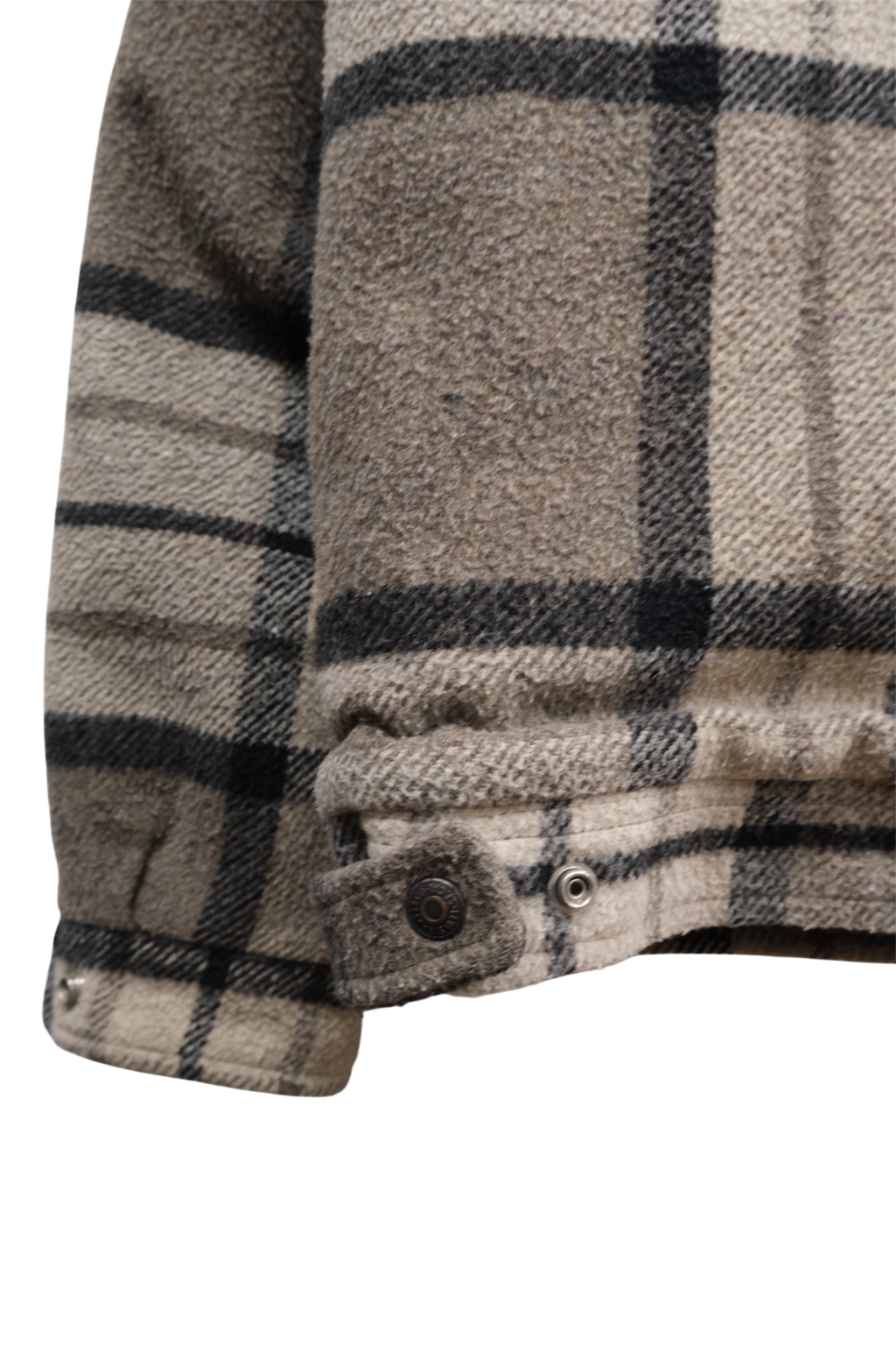 Levi's checkered fleece jacket