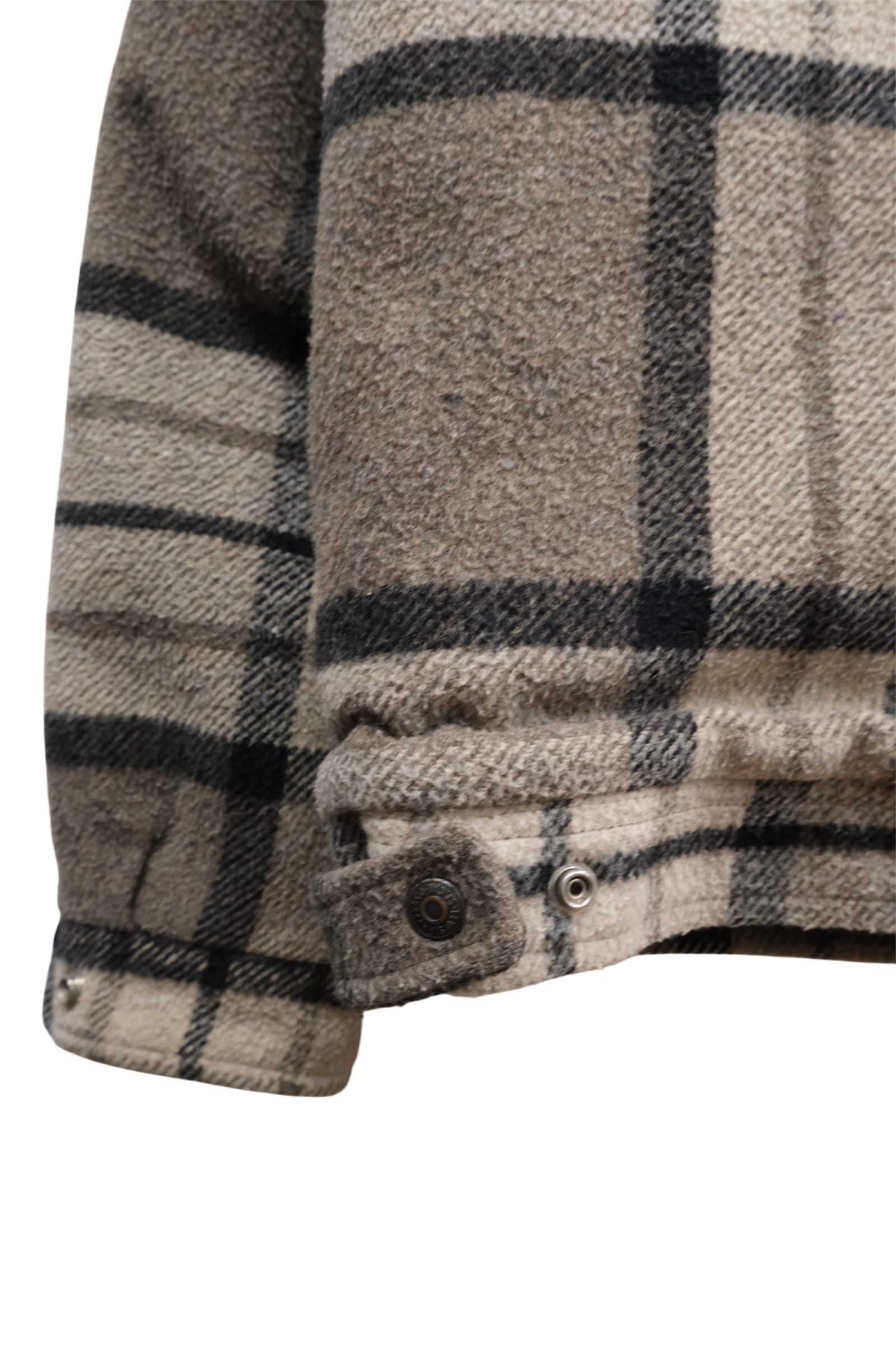 Levi's checkered fleece jacket