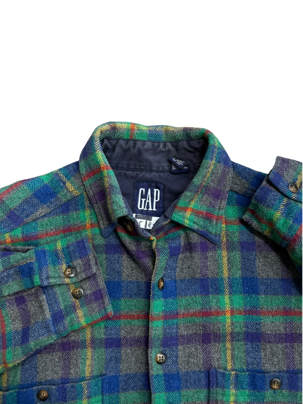 Vintage Gap Plaid Button Shirt