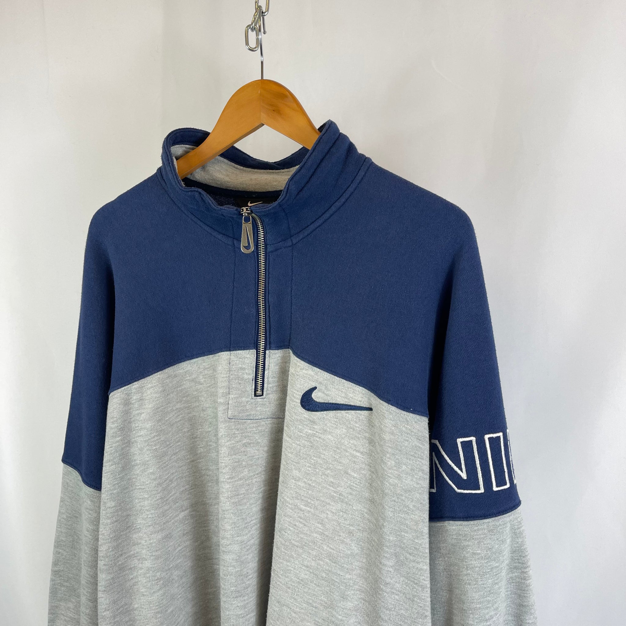 90s Nike Quarter Zip Sweatshirt (L)