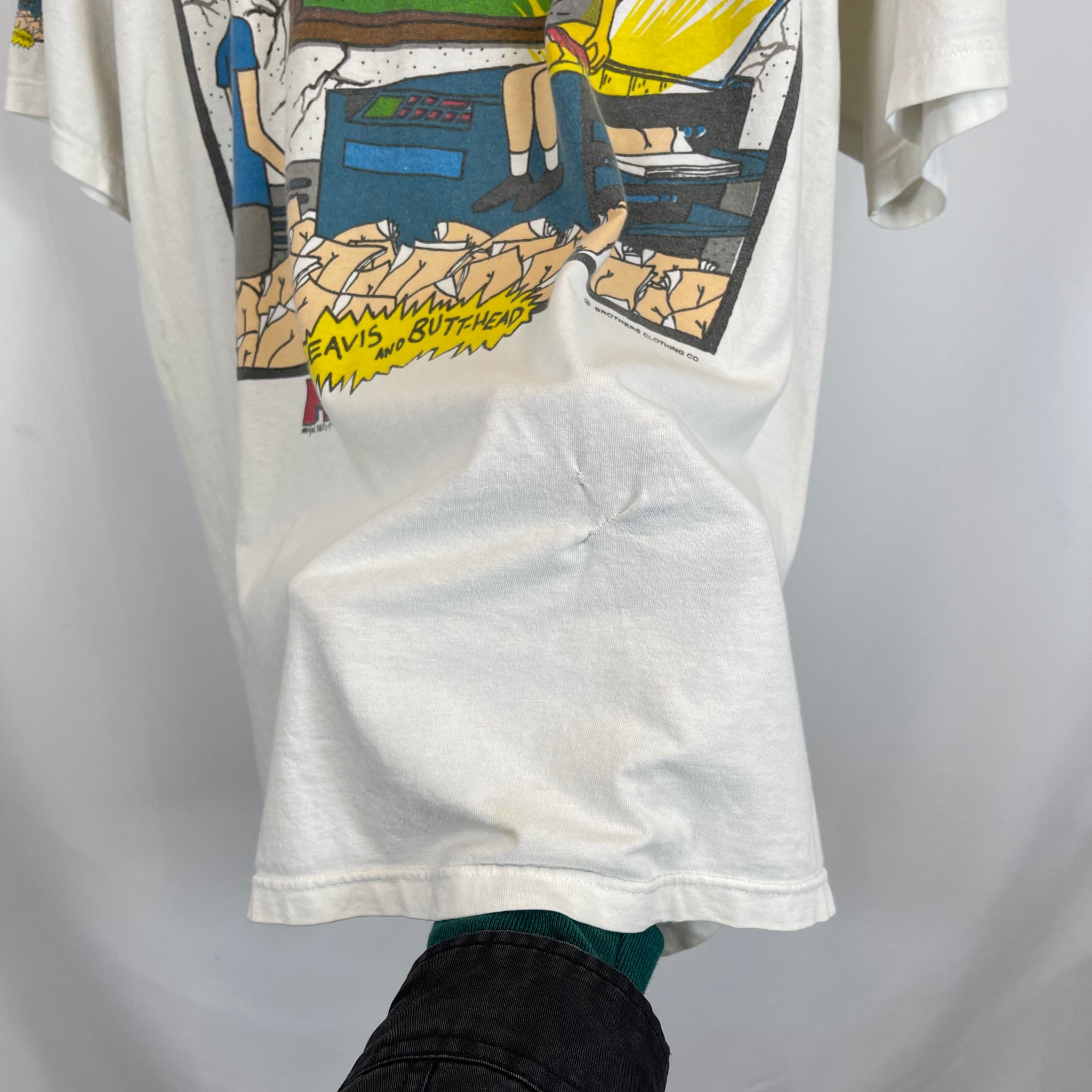 90s RARE Beavis & Butthead Graphic T-Shirt (L)