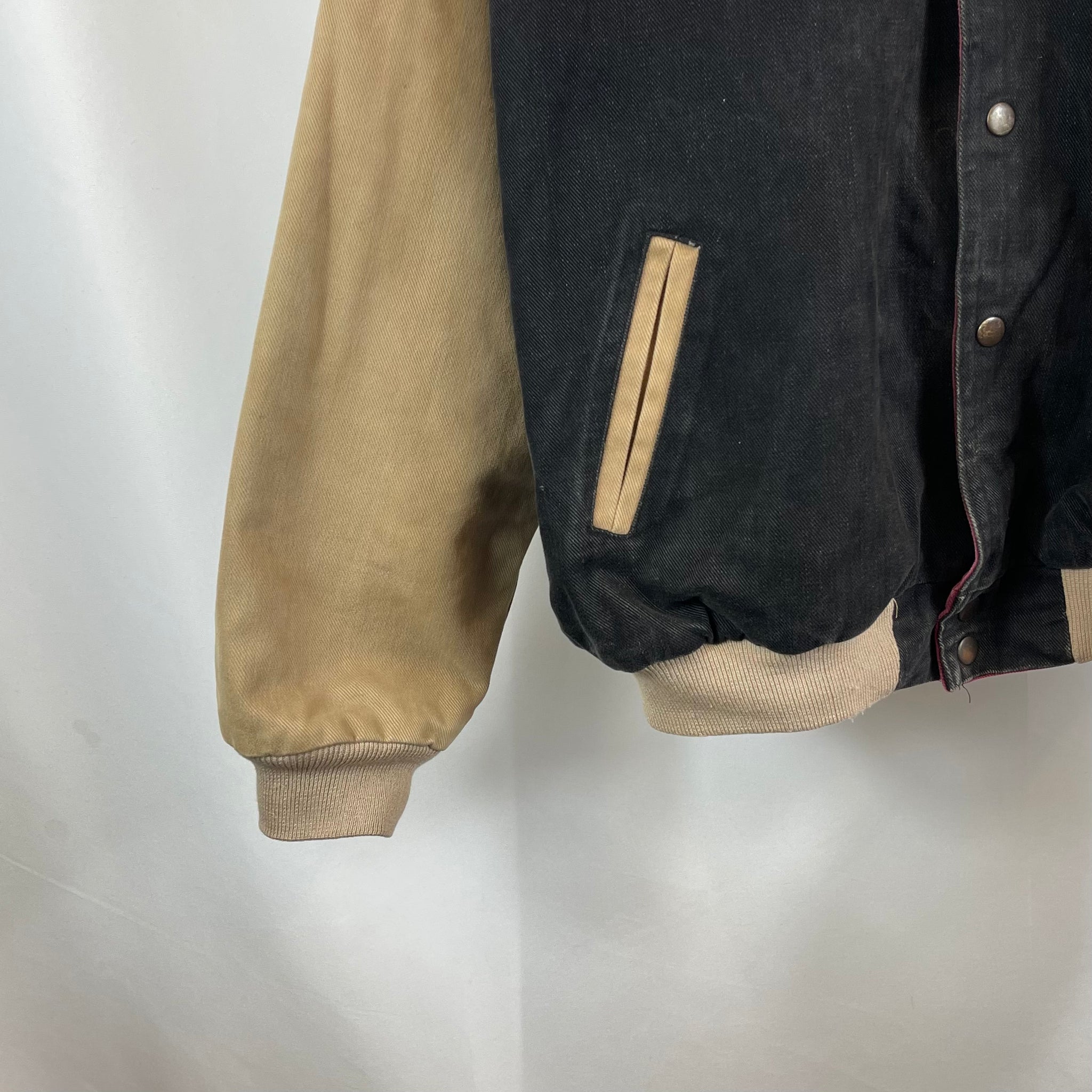 Vintage 90s Suede Bomber Jacket (L)