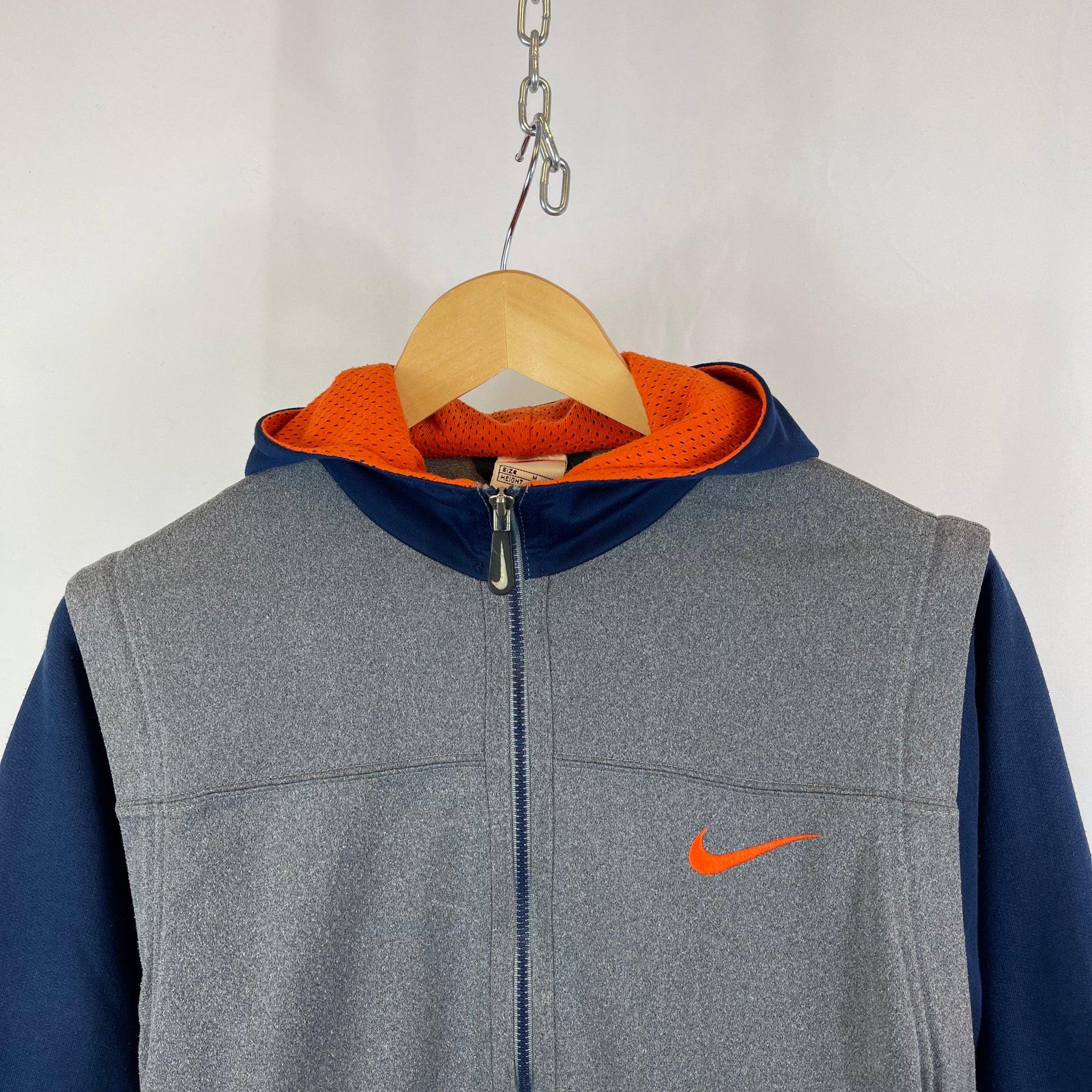 90s Nike Swoosh Hoodie (XS)