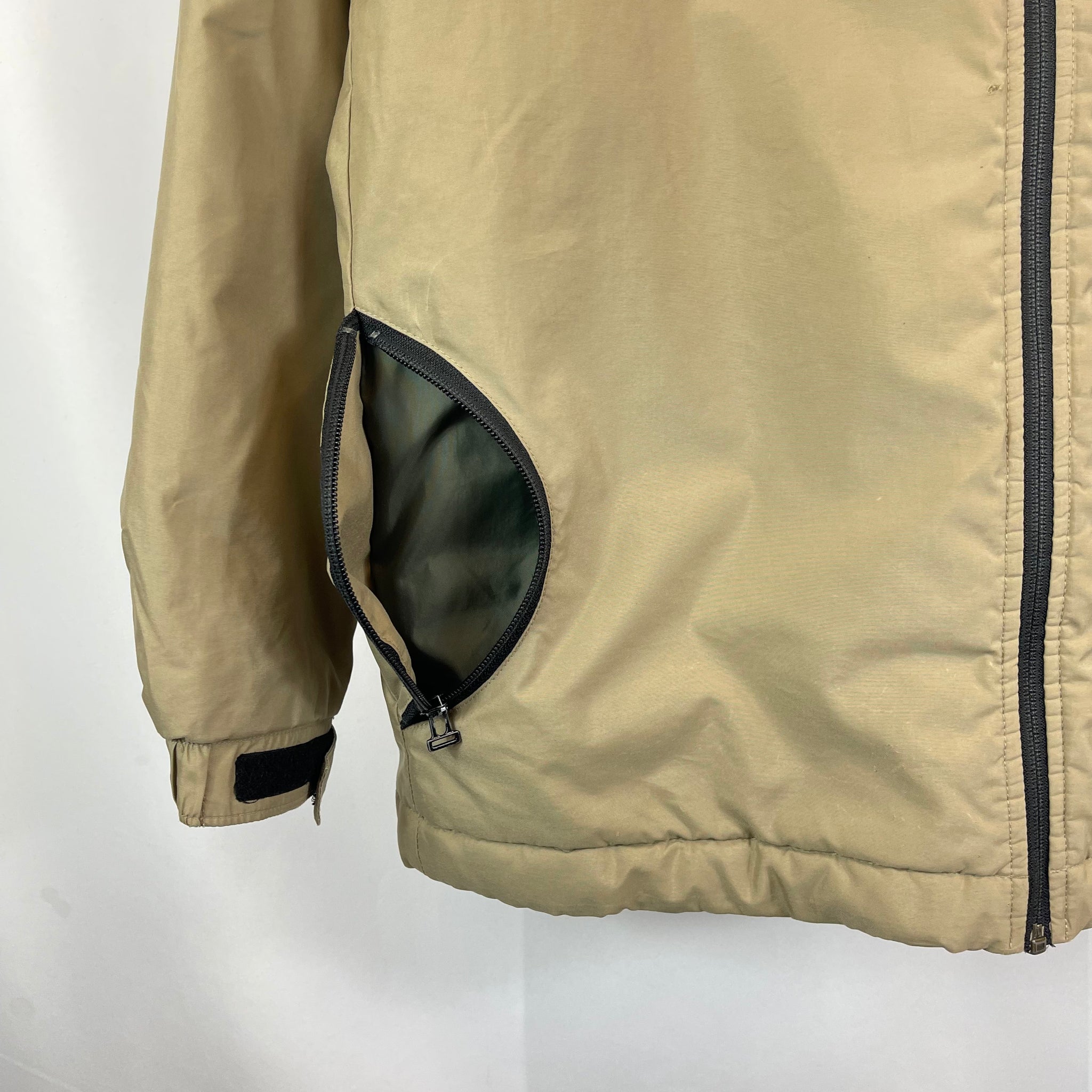 00s Nike Beige Swoosh Jacket (L)