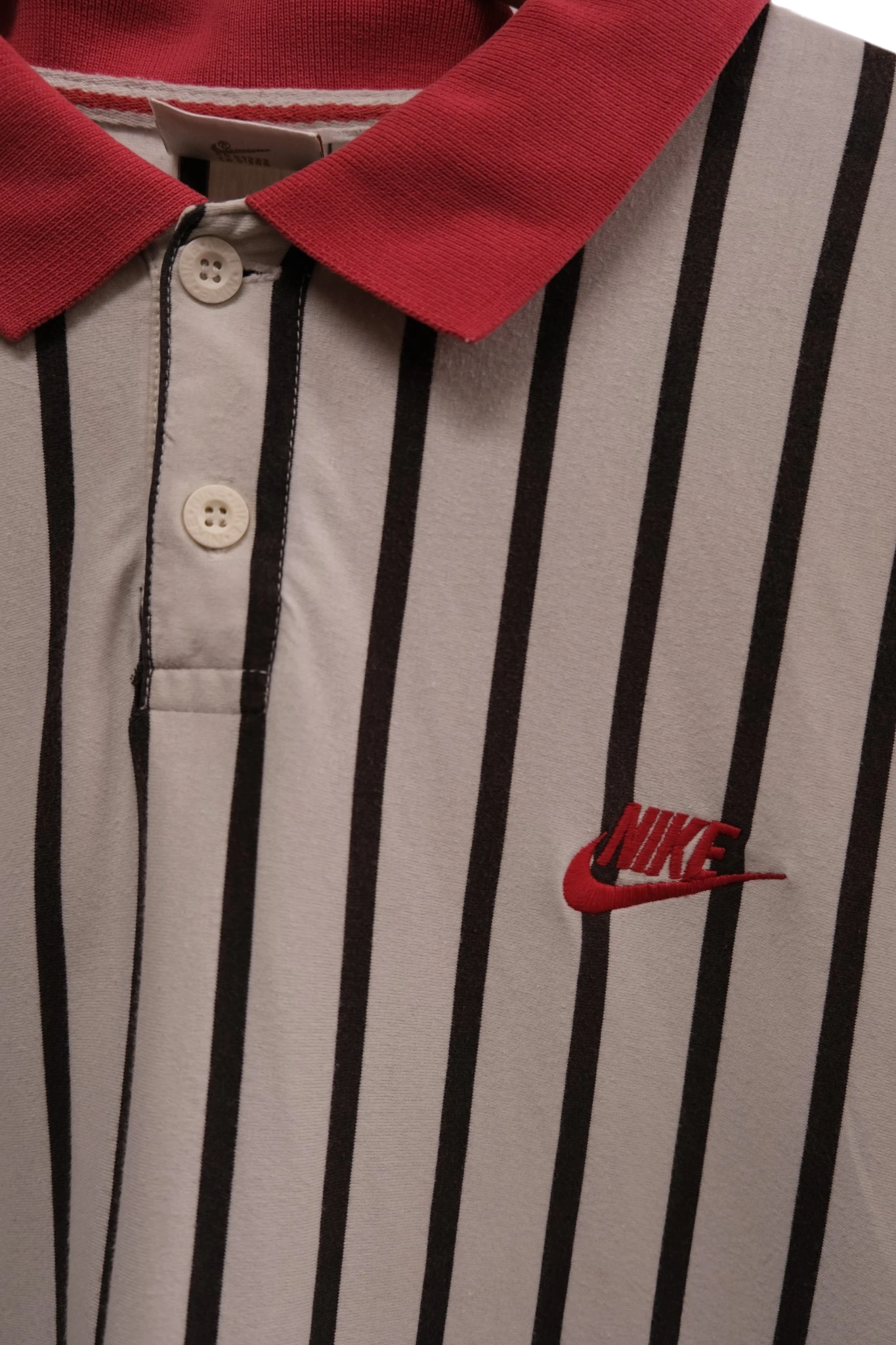 Nike striped polo t-shirt