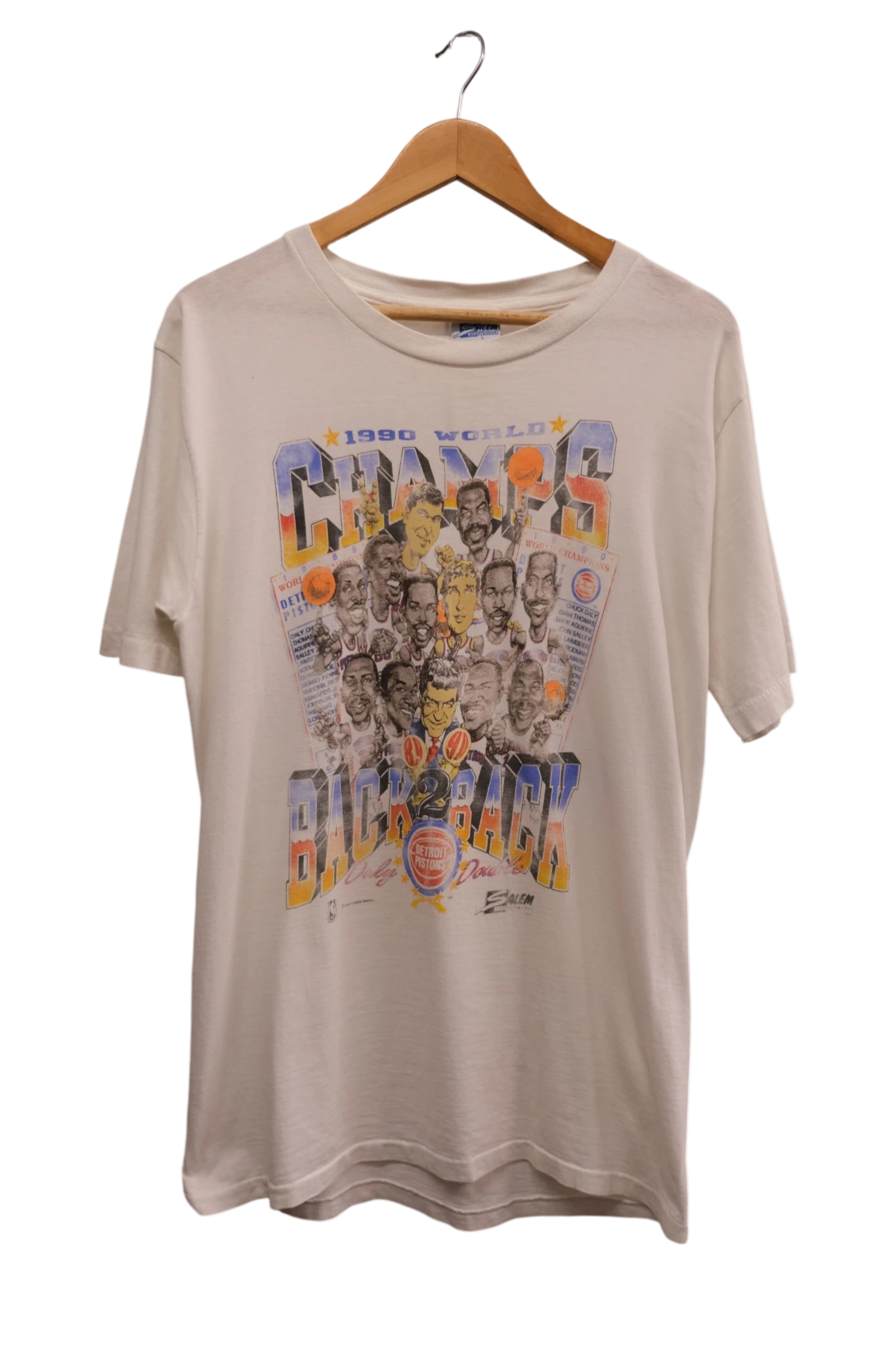 90s Detroit Pistons graphic t-shirt