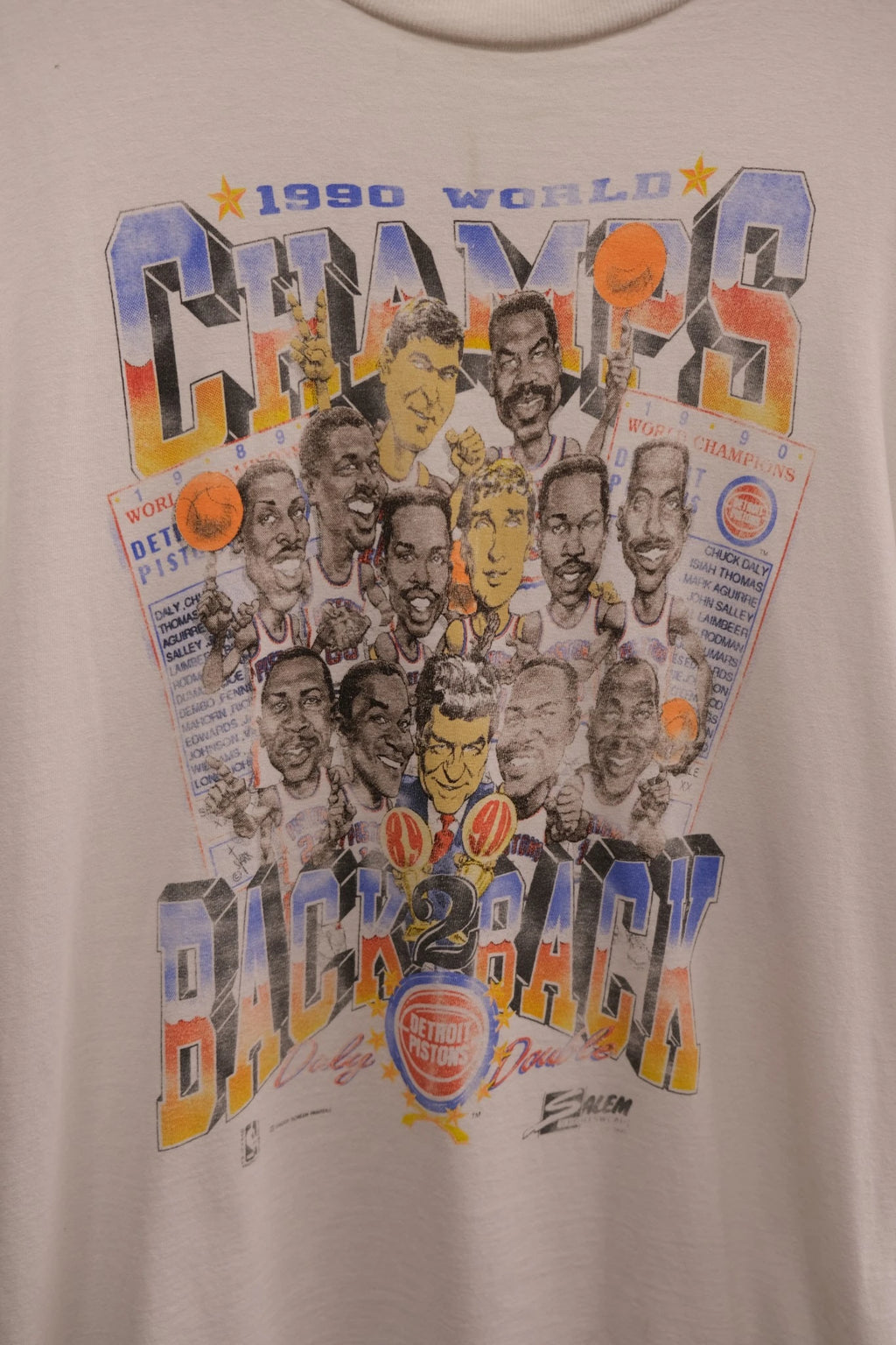 90s Detroit Pistons graphic t-shirt