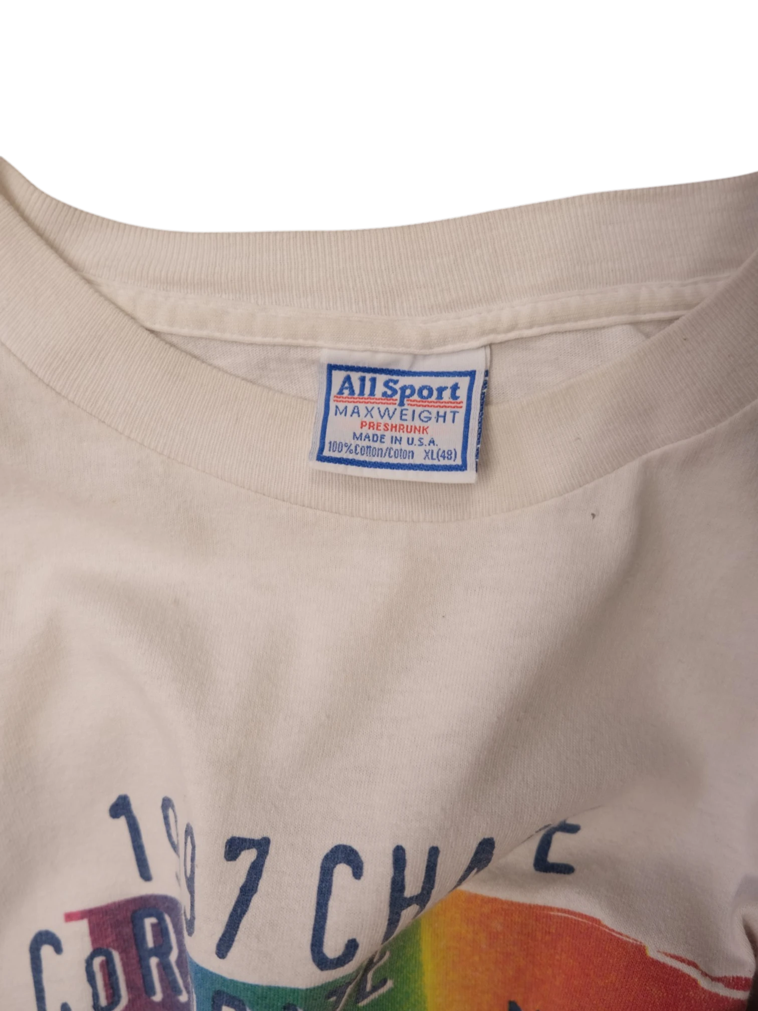 Vintage AllSports 1997 graphic t-shirt