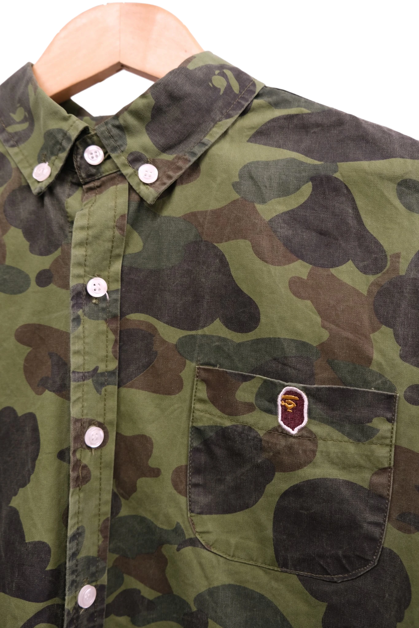 Bape camo shirt