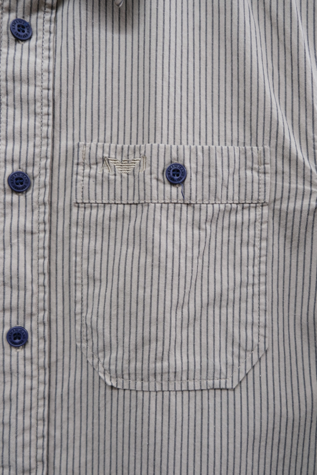 Armani Jeans pin striped shirt