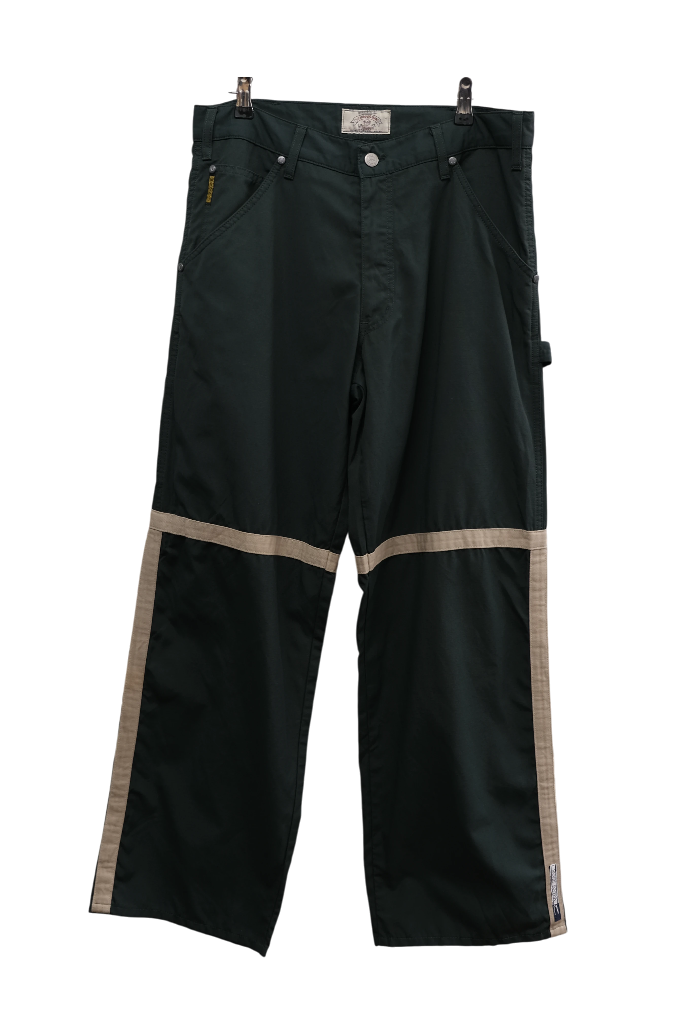 Armani Jeans green carpenter trousers