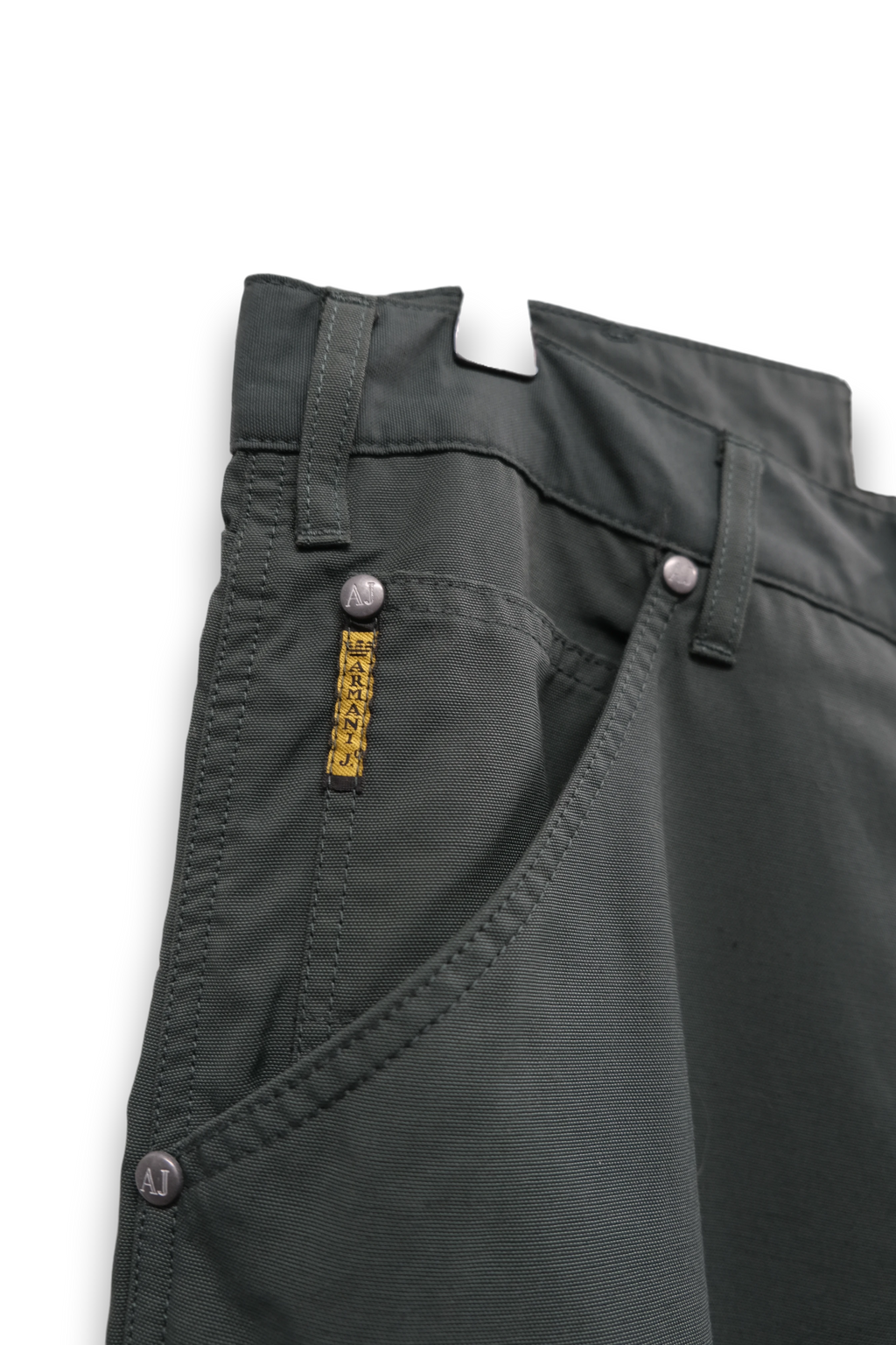 Armani Jeans green carpenter trousers
