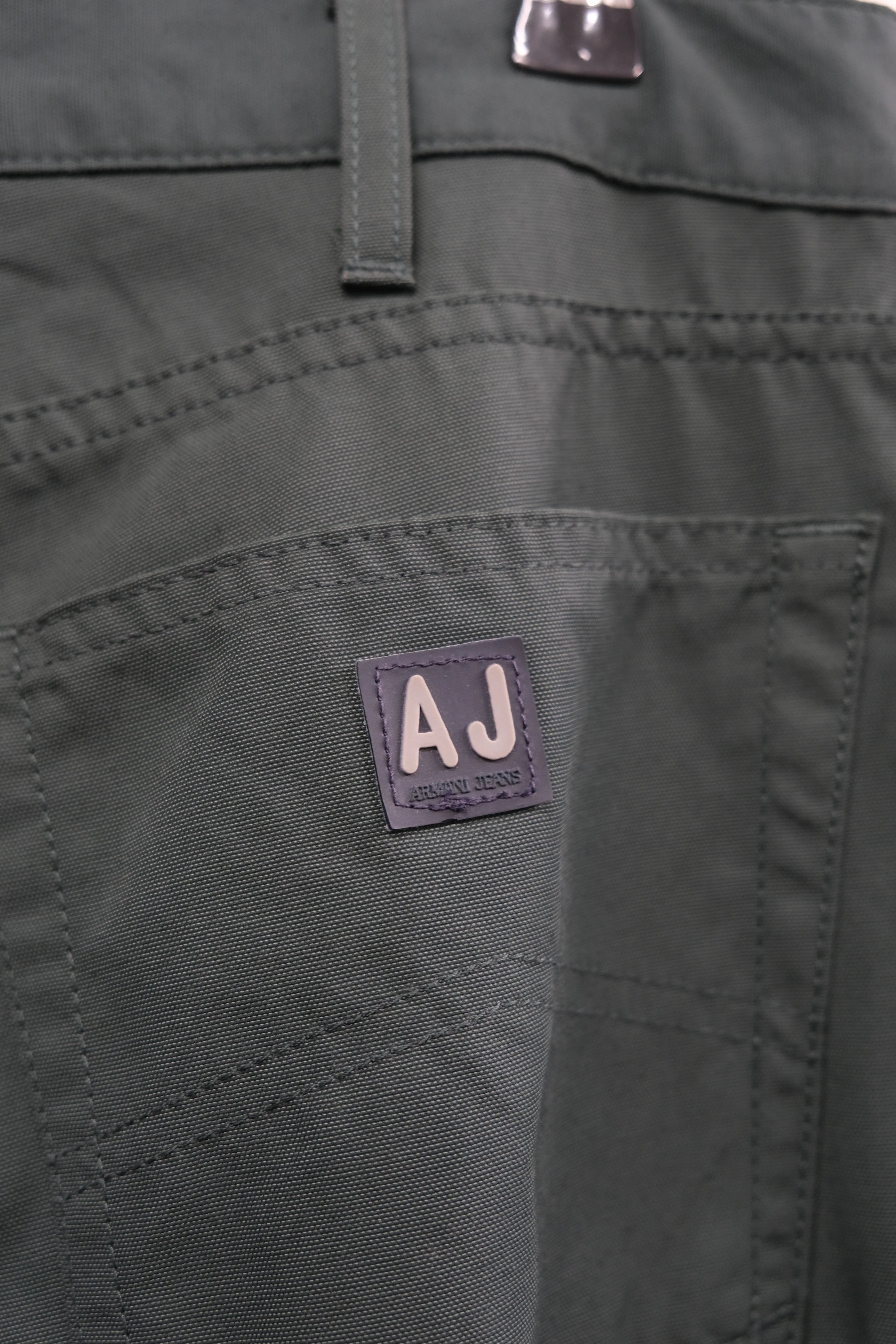 Armani Jeans green carpenter trousers