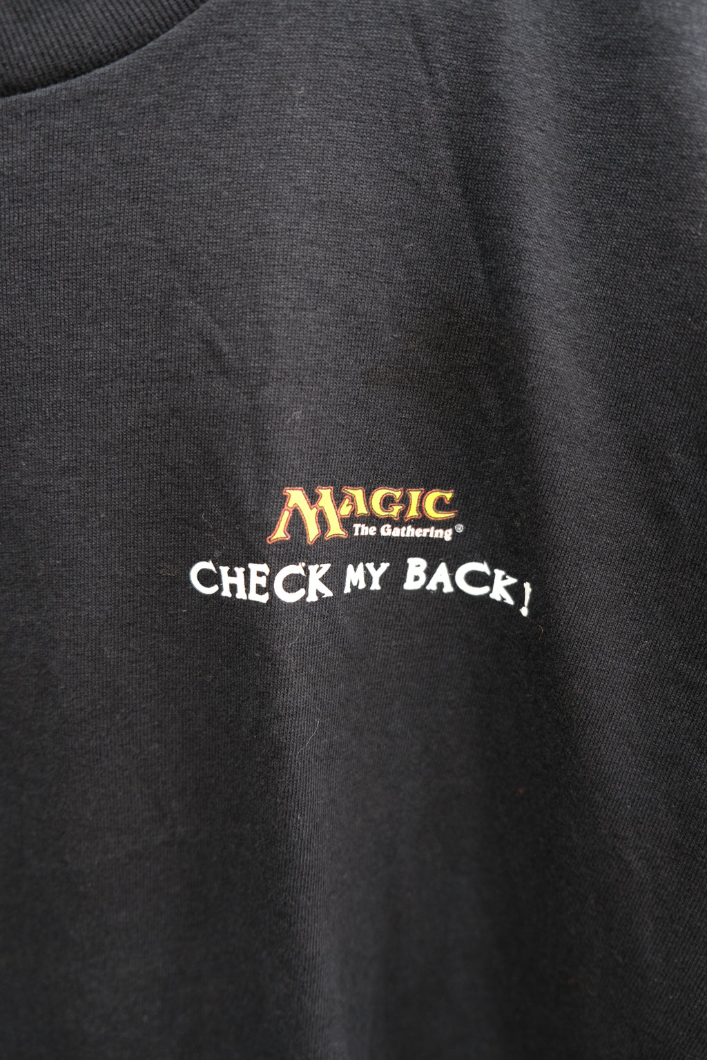 Magic the Gathering “check my back” T-shirt